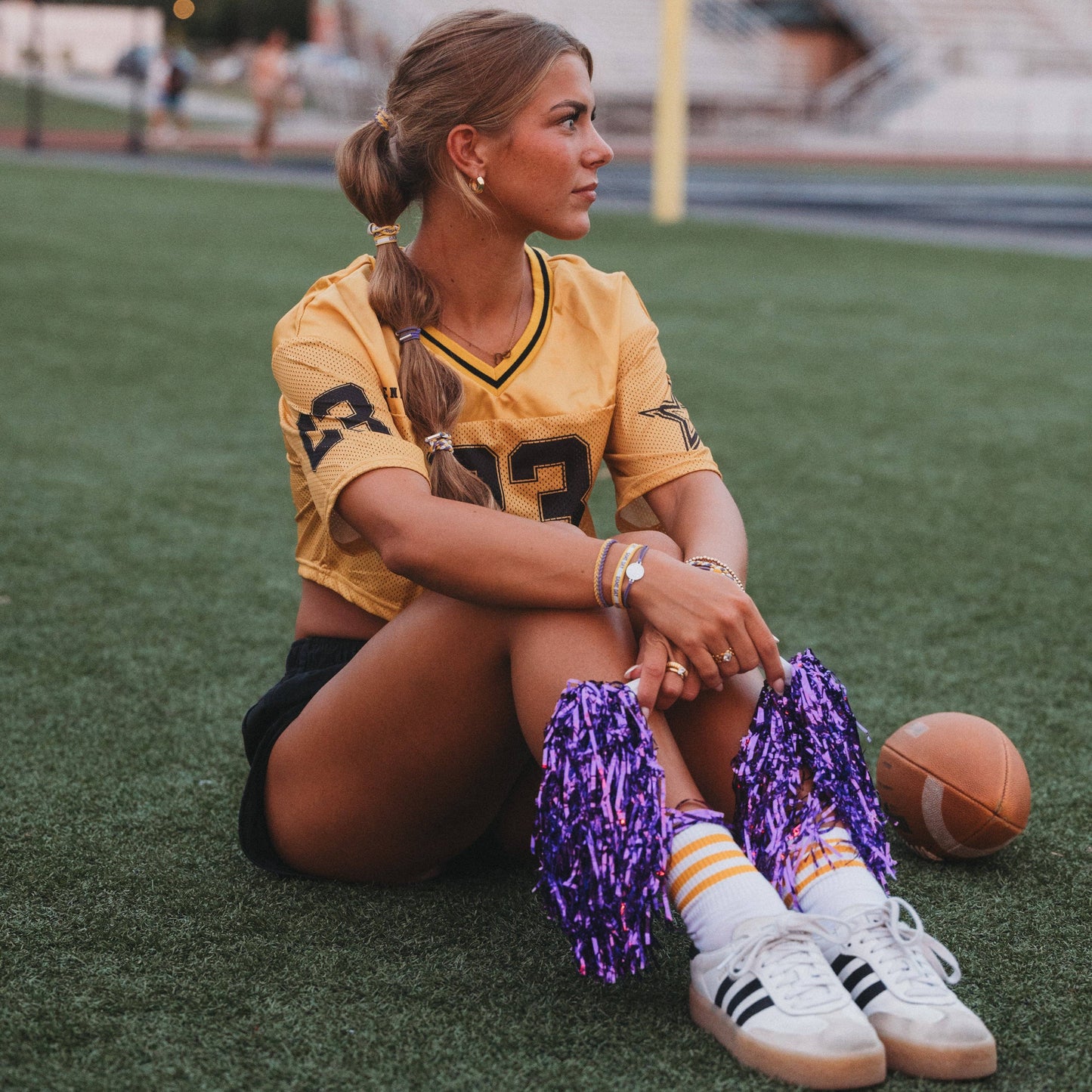 Lets Go Game Day Bracelet/Hair Tie Set