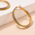 purple and gold game day jewelry