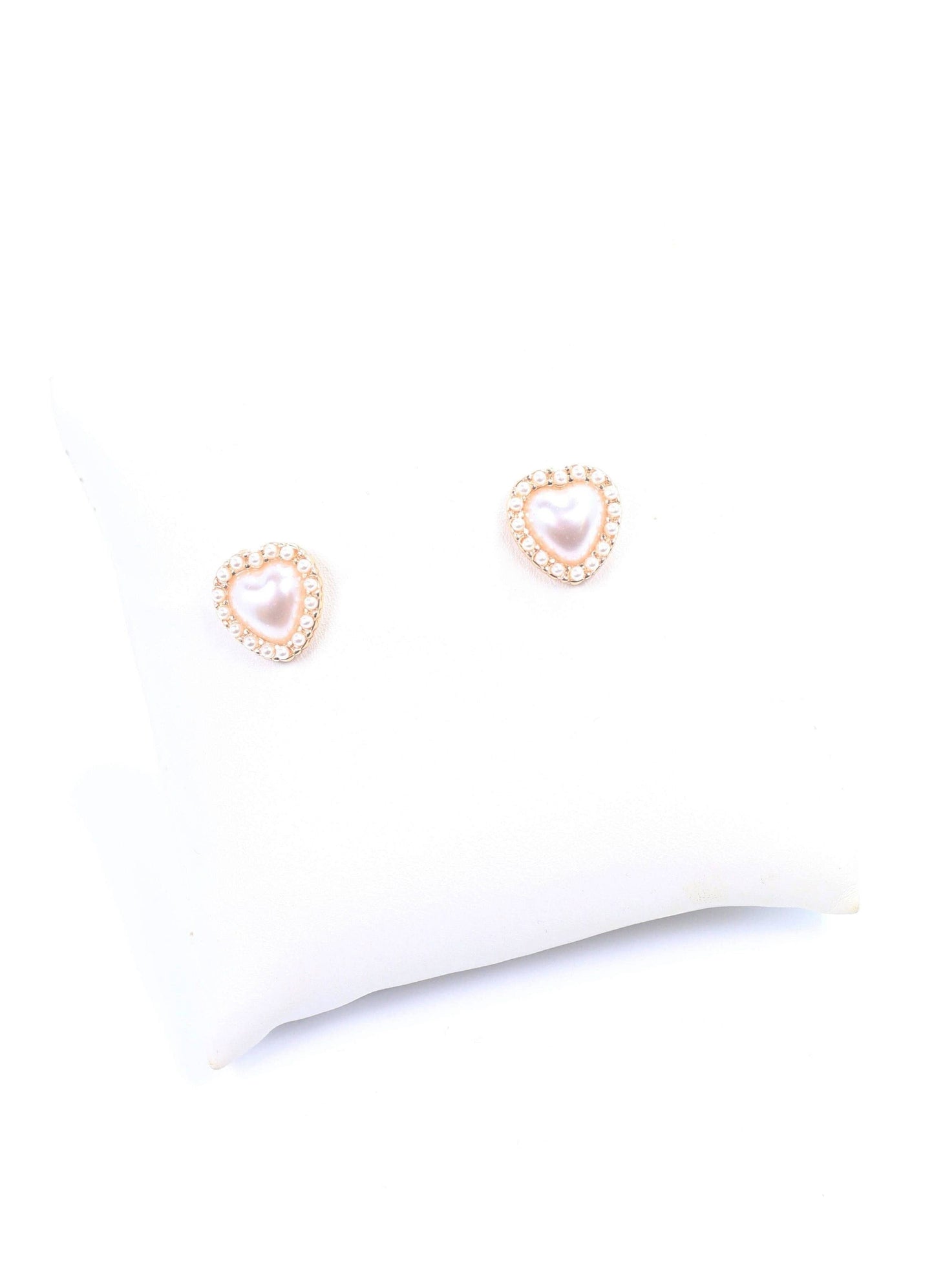 Marianne Pearl Heart Stud - Best & Co. Boutique