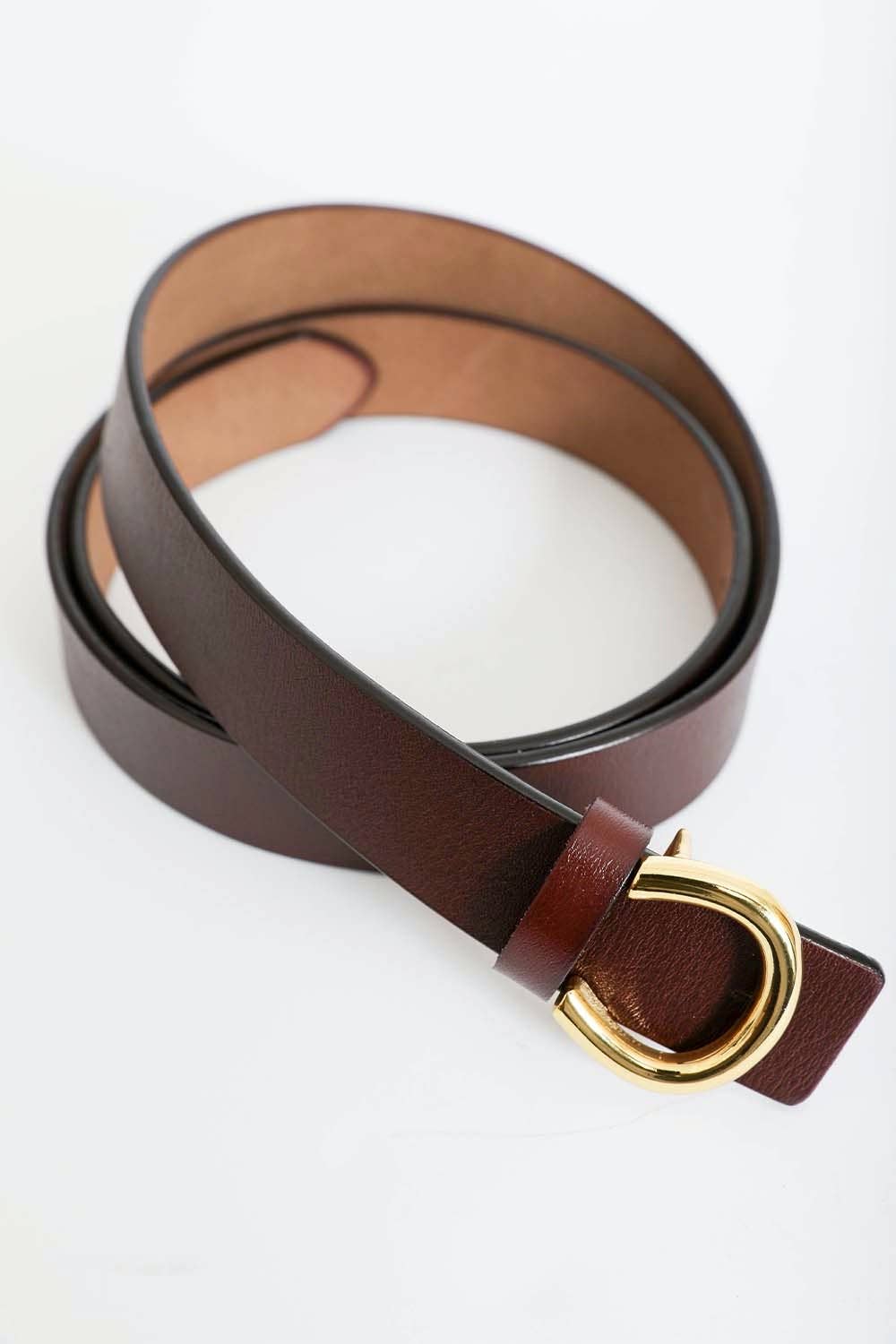 Minimalist Gold Horseshoe Belt - Best & Co. Boutique