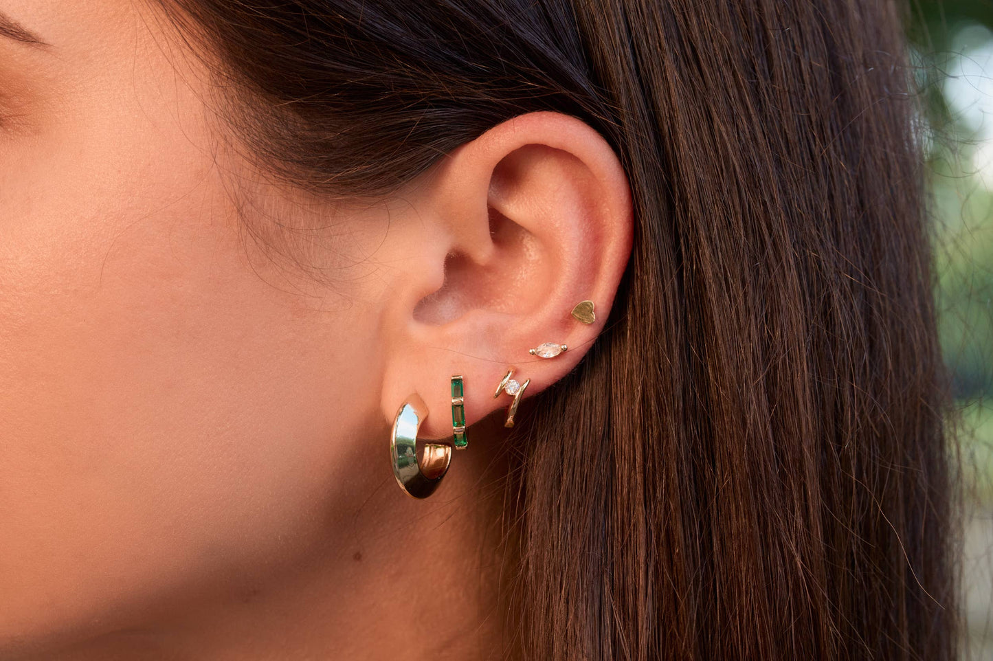 Gold Tyla Hoops