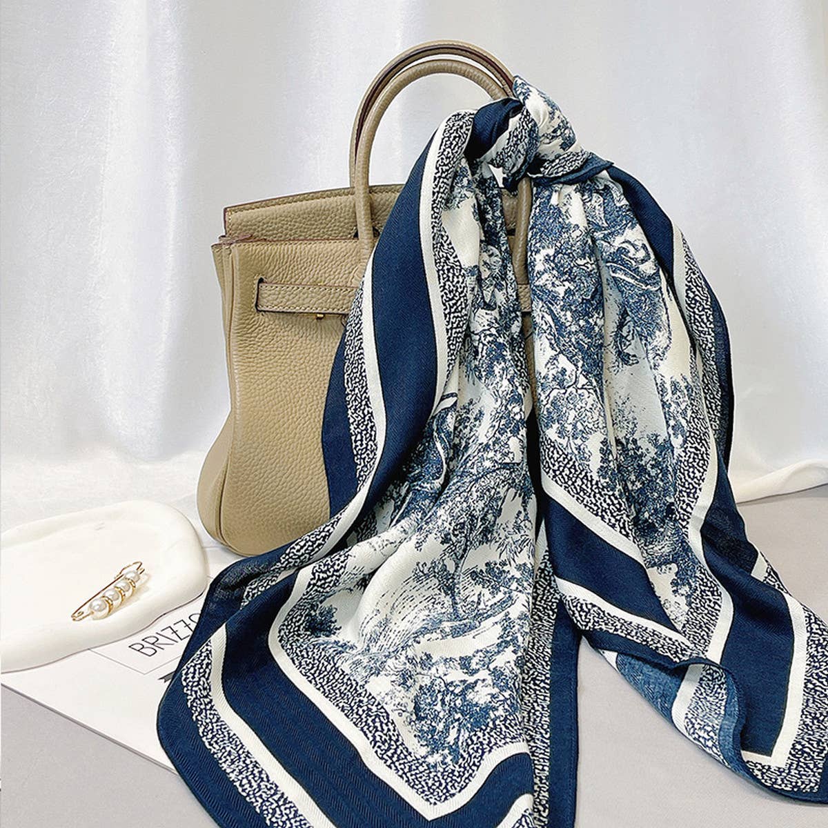 Vintage Toile Wrap & Scarf - Best & Co. Boutique