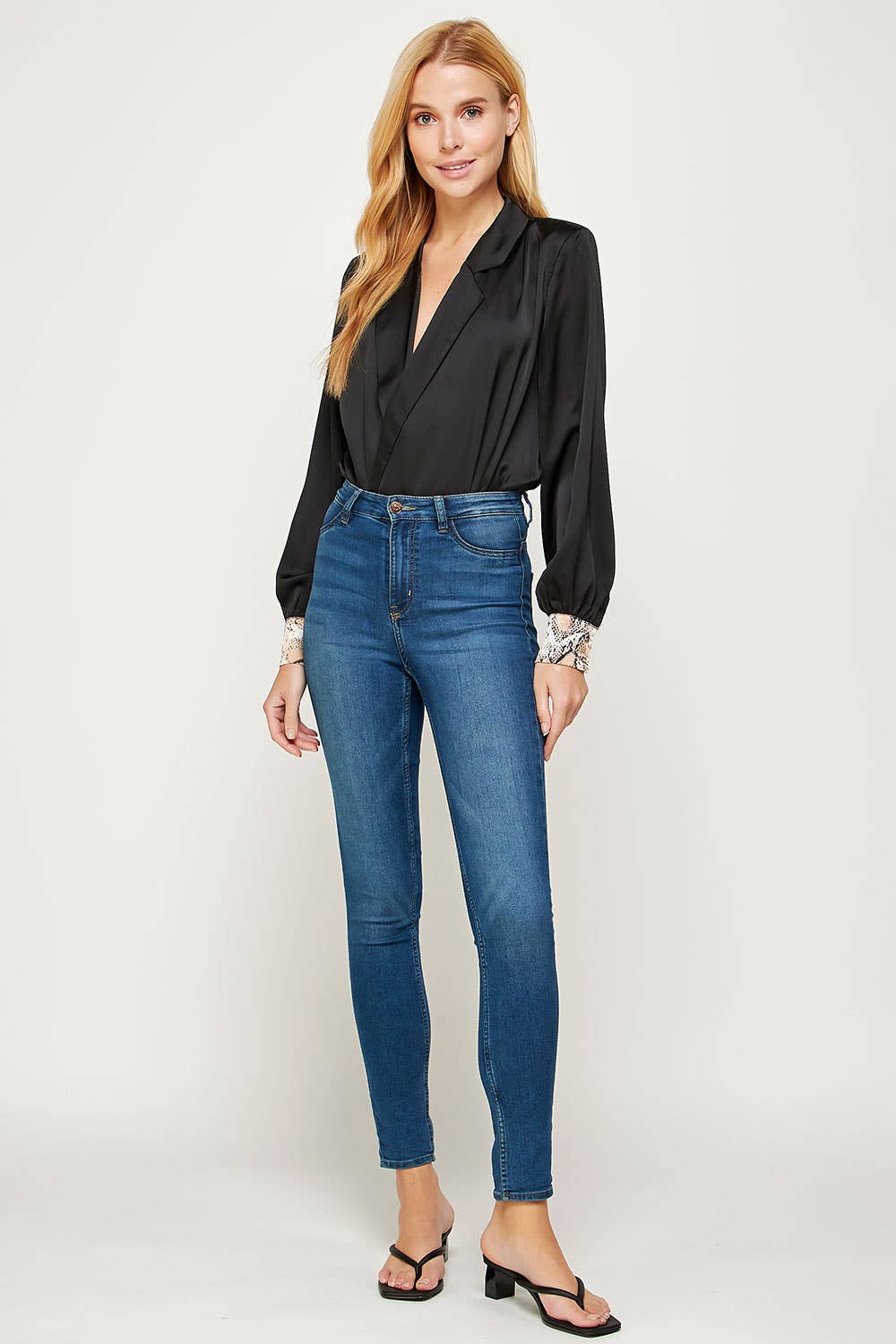 The Alex Satin Bodysuit - Best & Co. Boutique