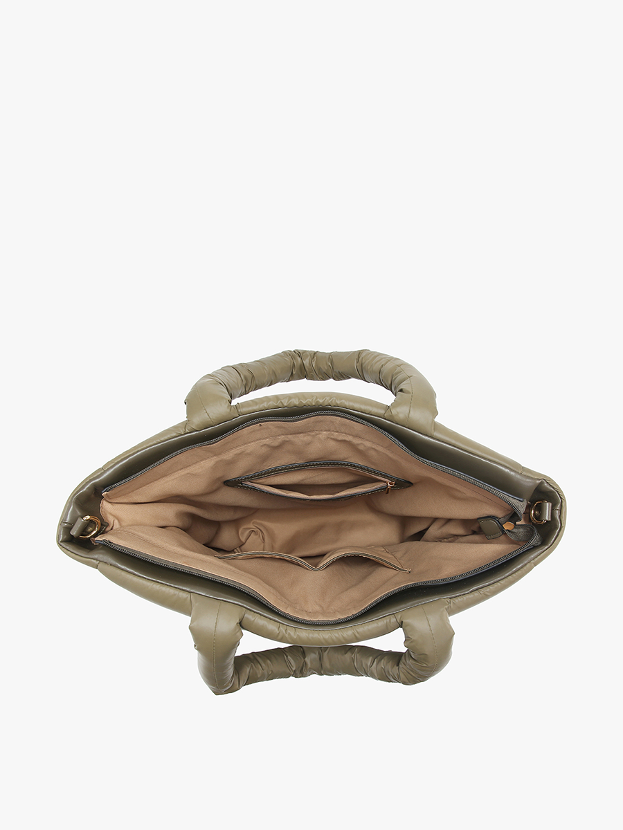 The Brittany-Large Puffer Tote - Best & Co. Boutique