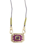 Purple and gold game day jewelry LSU