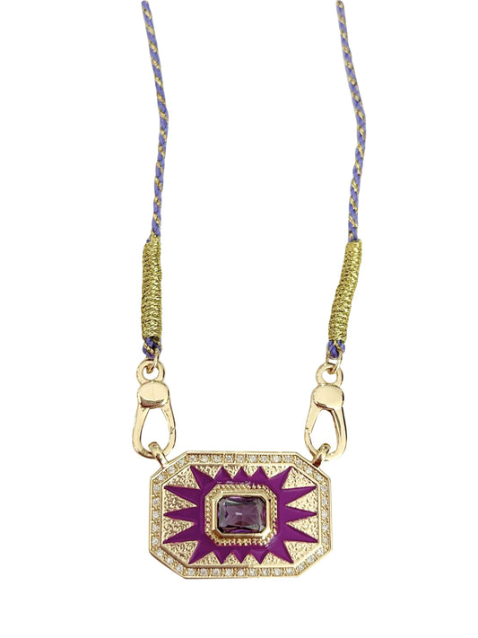 Purple and gold game day jewelry LSU