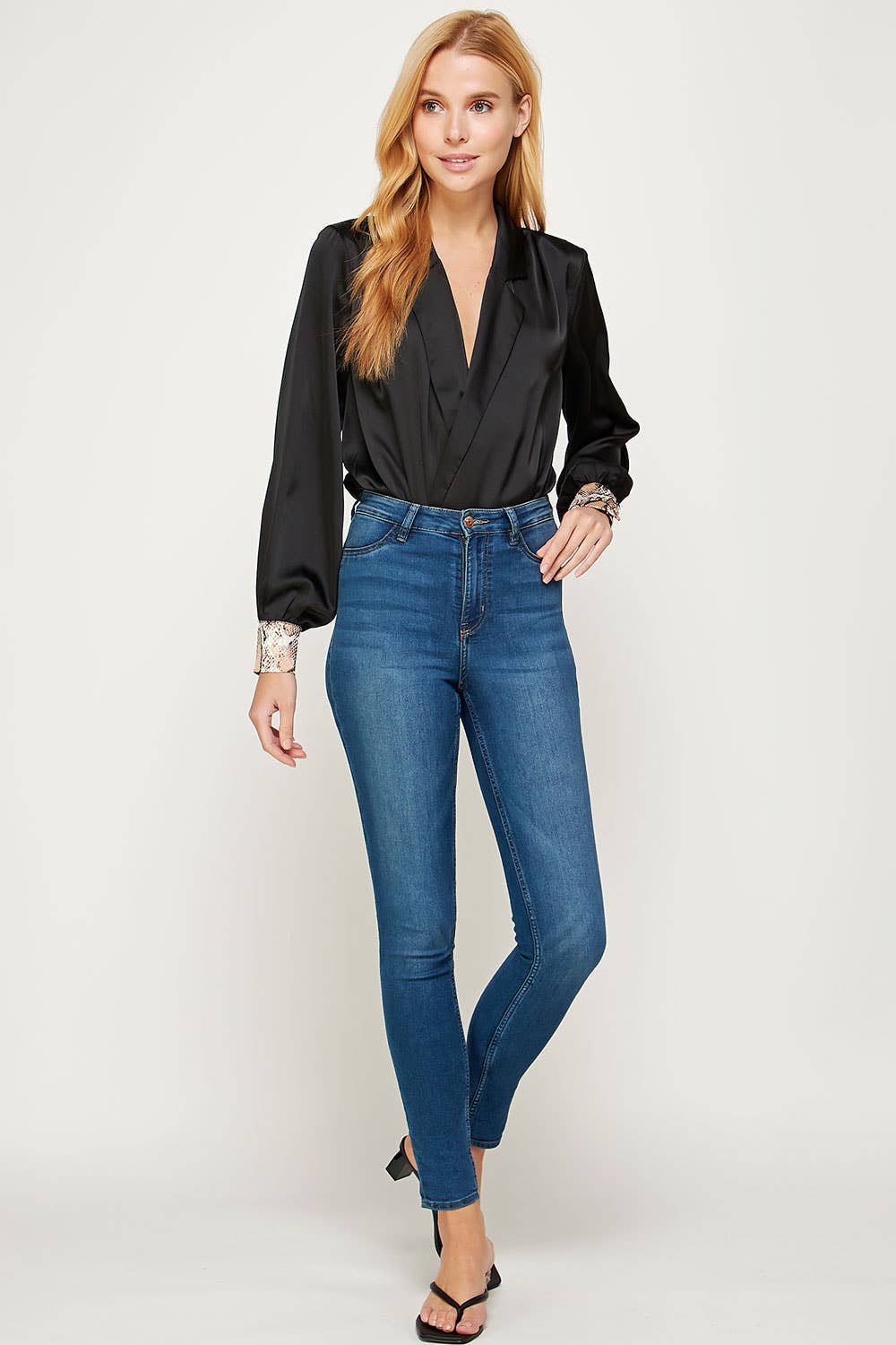 The Alex Satin Bodysuit - Best & Co. Boutique