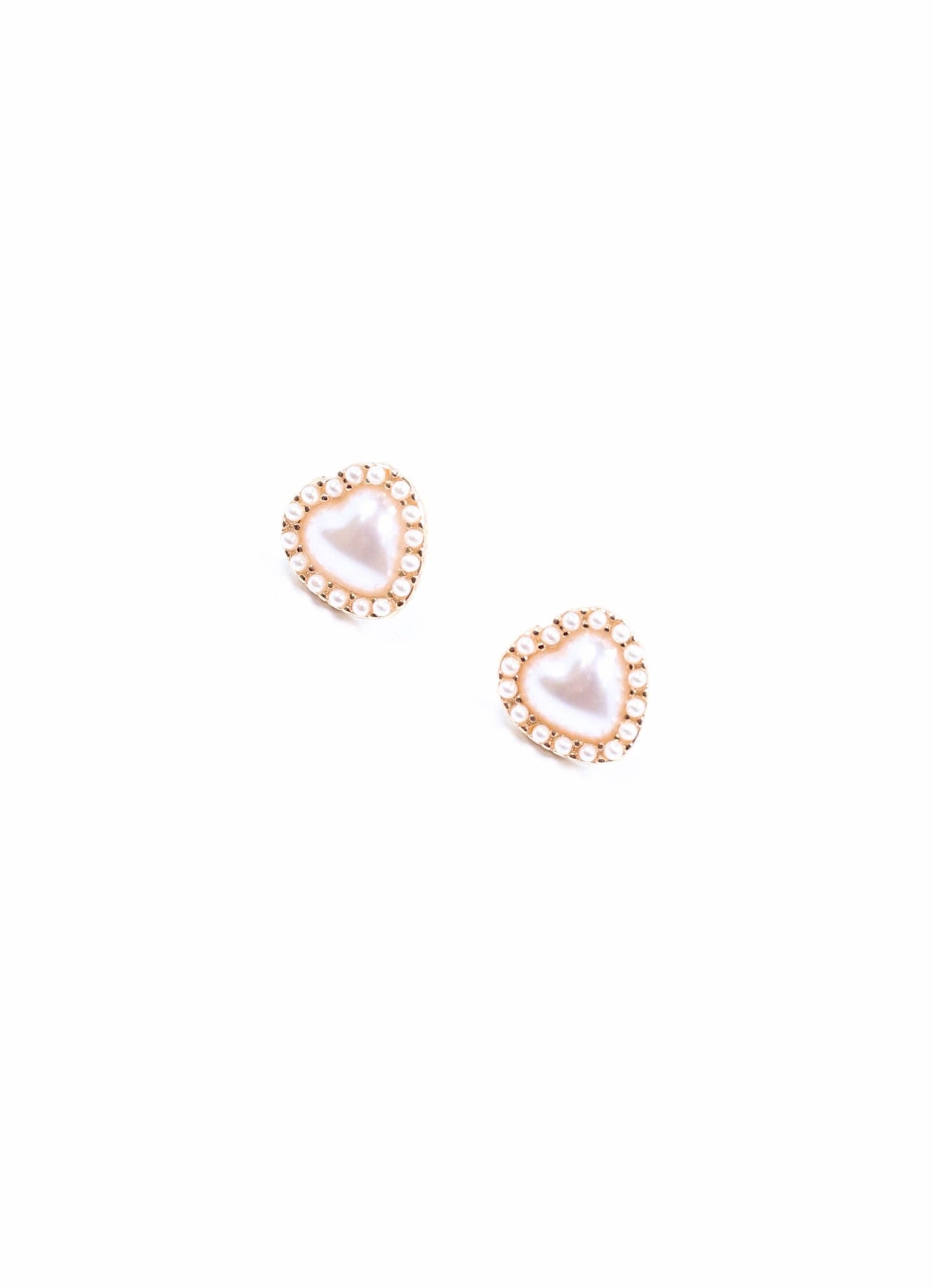 Marianne Pearl Heart Stud - Best & Co. Boutique