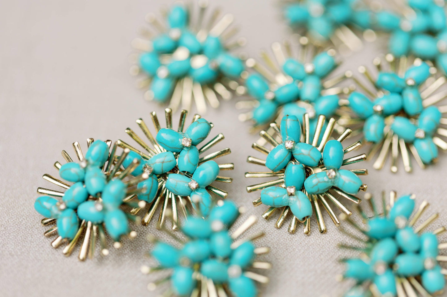 Ines Turquoise Earrings - Best & Co. Boutique