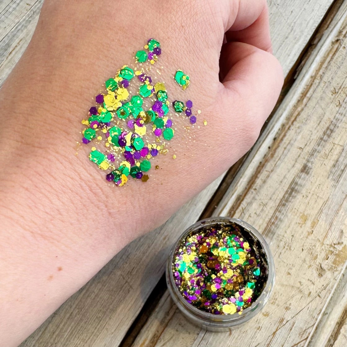 Mardi Gras Face Glitter - Best & Co. Boutique