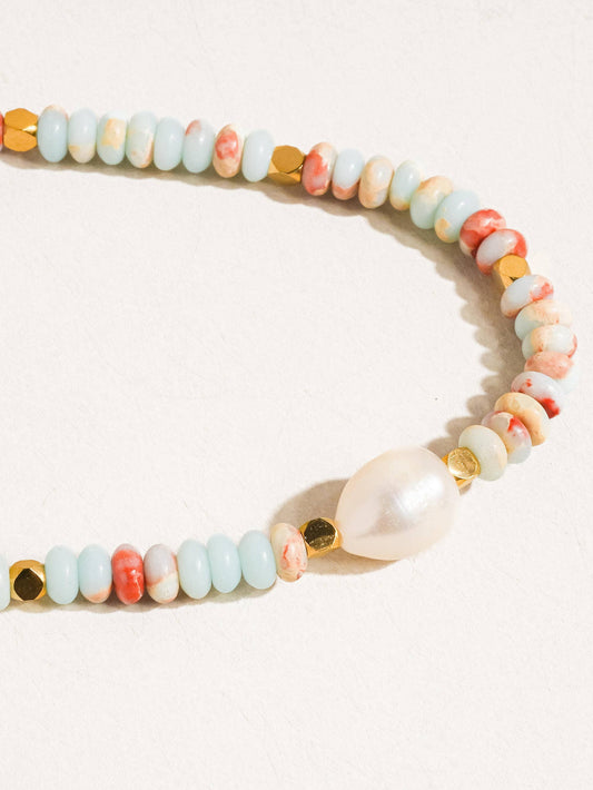 The Swank Boho Necklace | Pearl