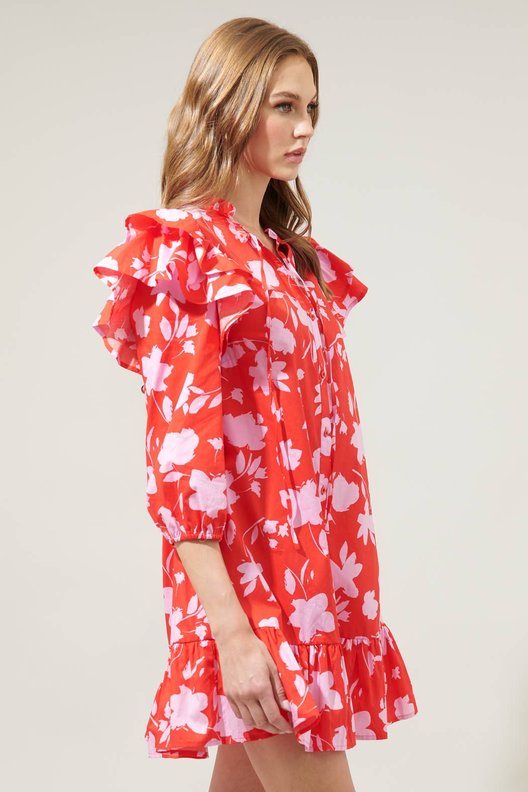 The Sunni Ruffled Dress - Best & Co. Boutique