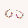 Mini Multi Bead Hoops