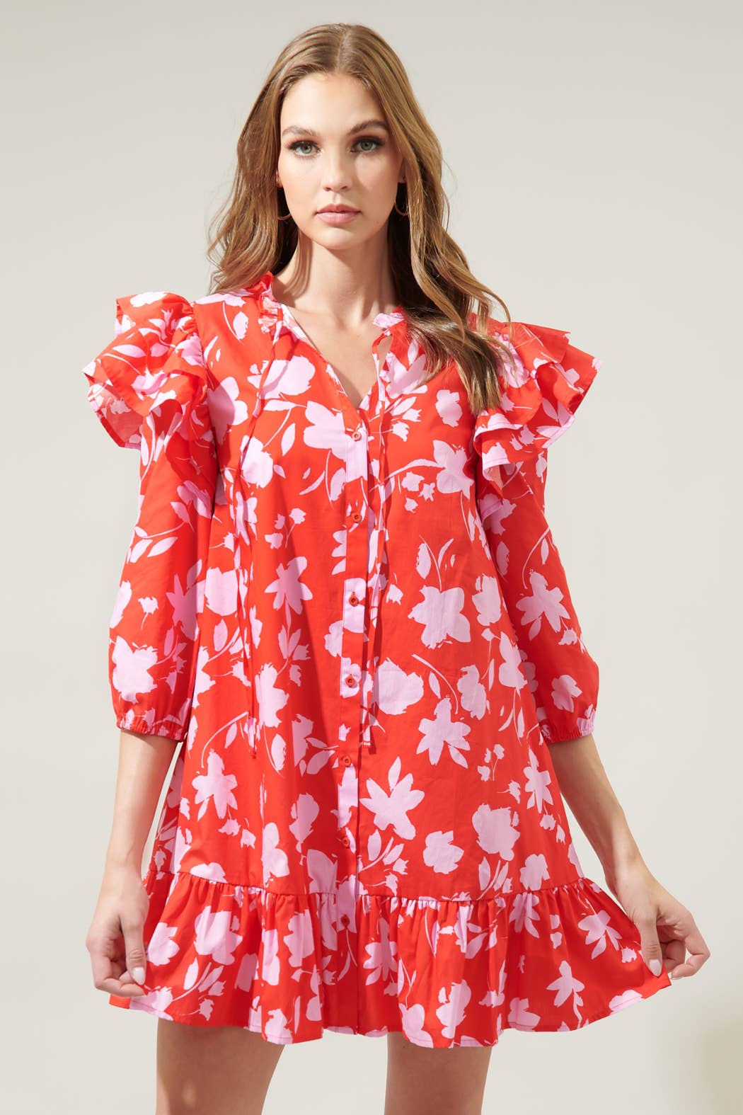 The Sunni Ruffled Dress - Best & Co. Boutique