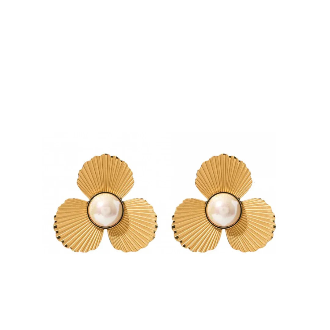 Petals & Pearls Earrings - Best & Co. Boutique