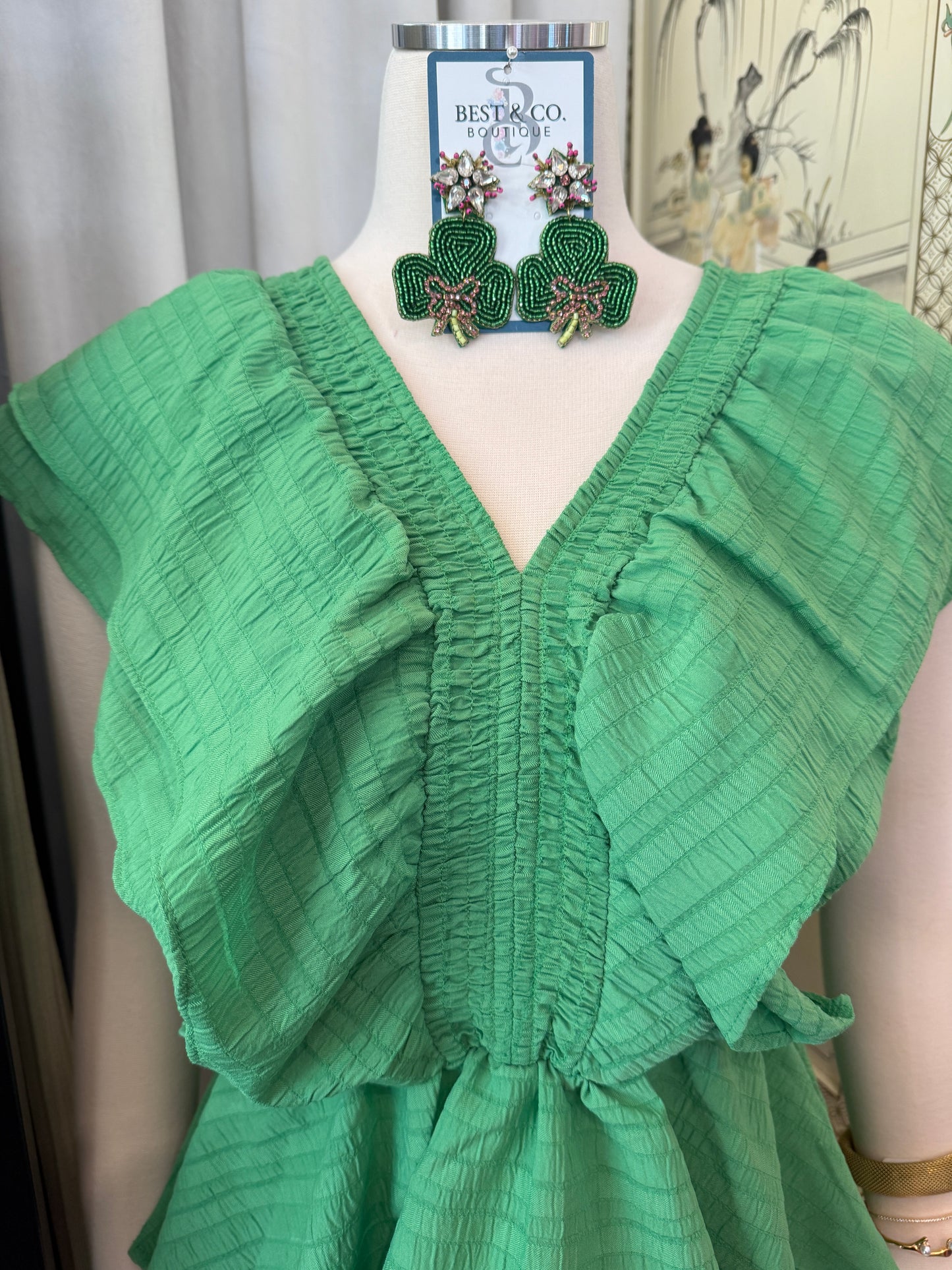 St. Pattys Shamrock Earrings