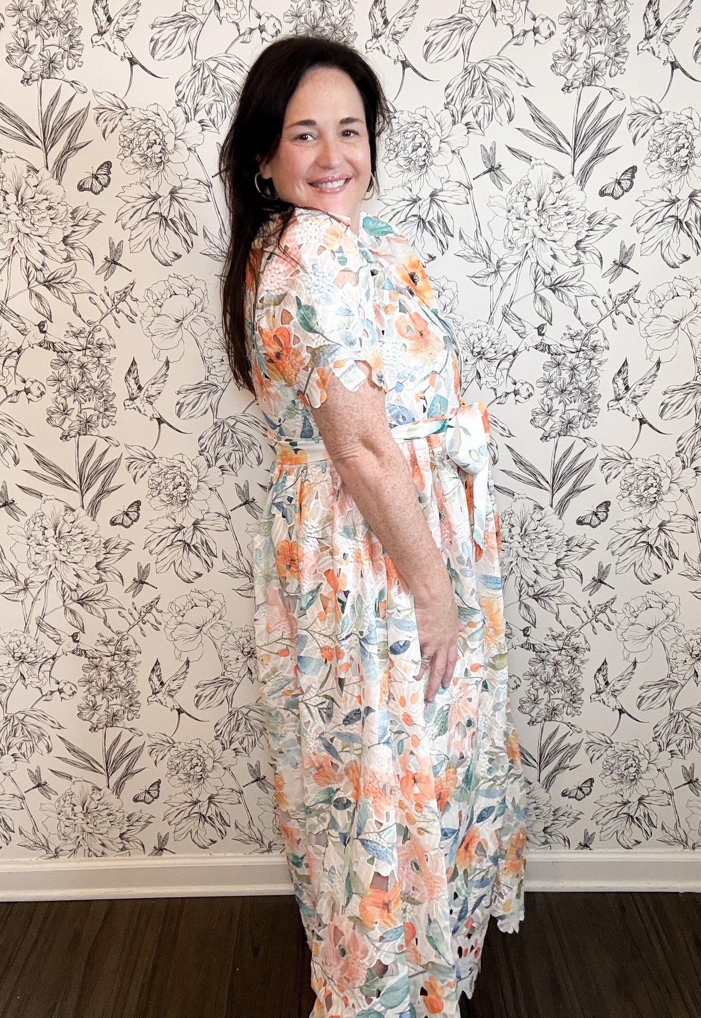 Secret Garden Floral Midi
