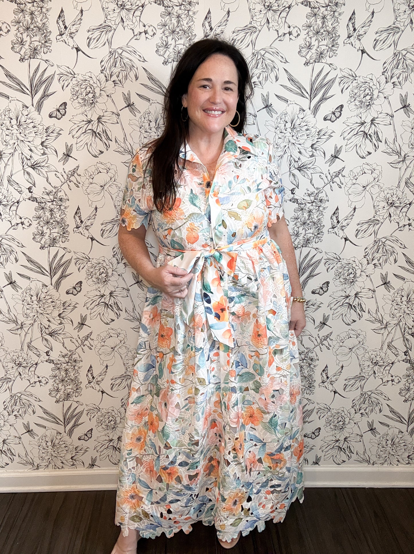 Secret Garden Floral Midi