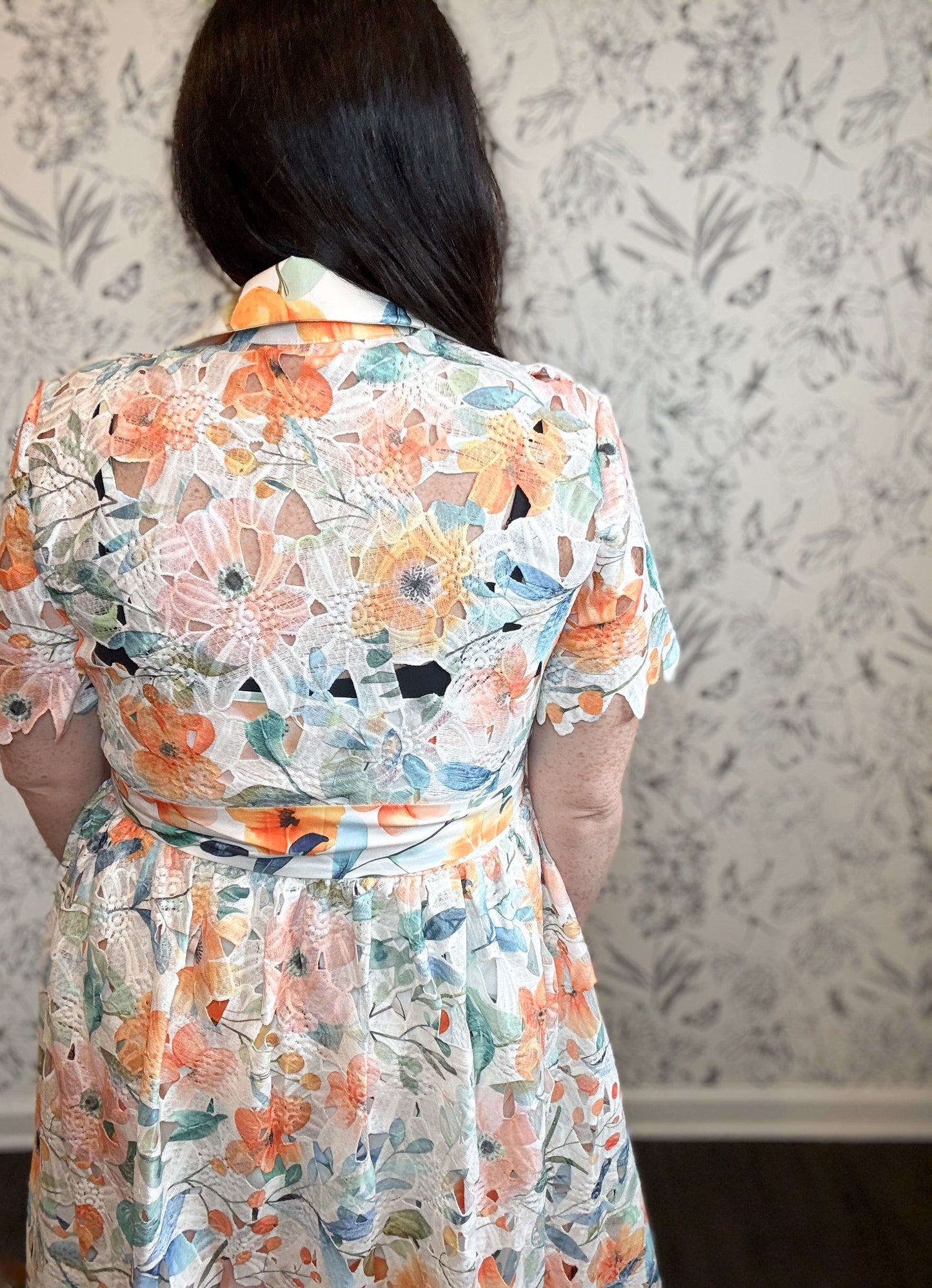 Secret Garden Floral Midi