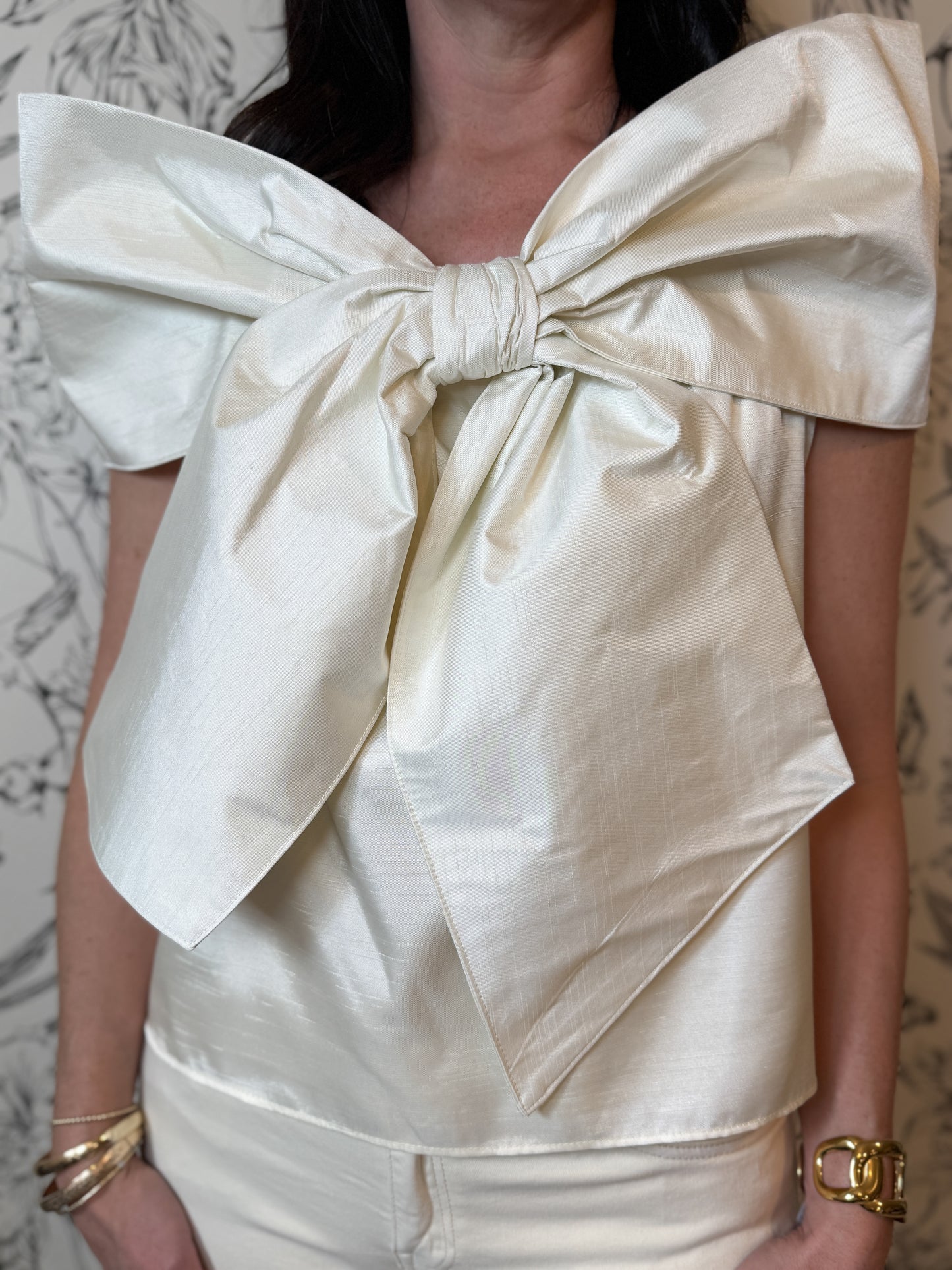 Bow and Beyond Off the Shoulder Top