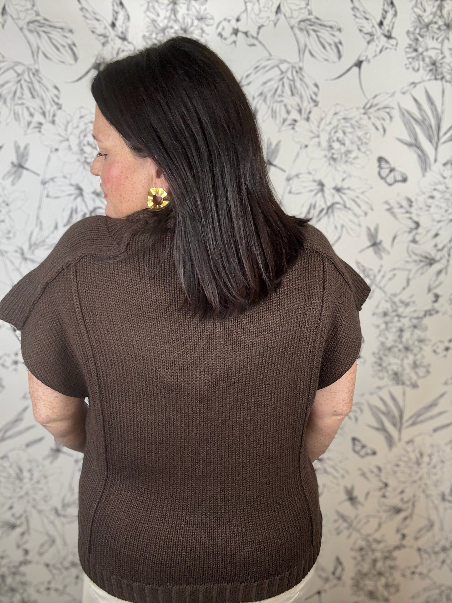 Mocha Moment Knit Top - Best & Co. Boutique