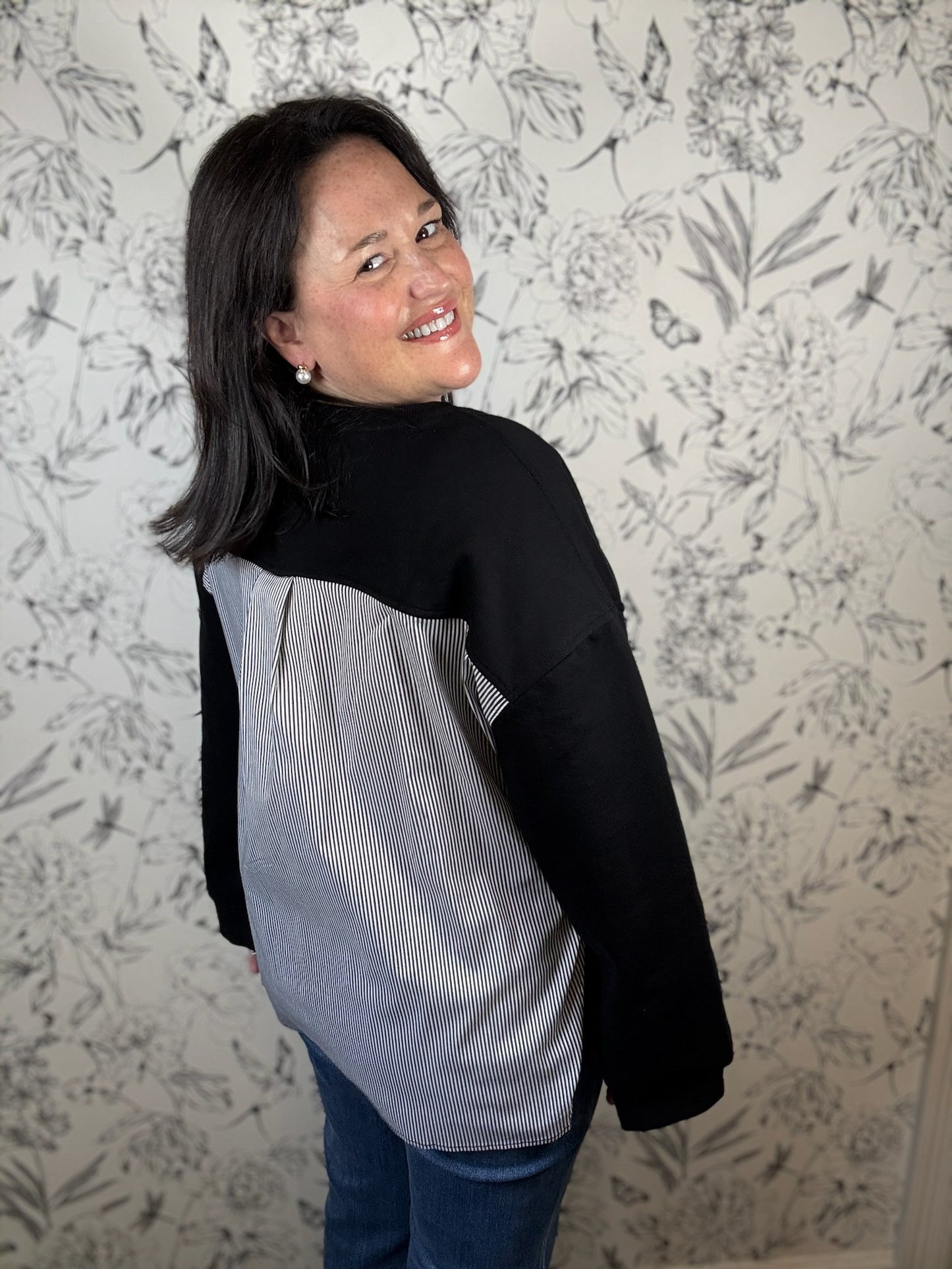 Midnight Layers Sweater - Best & Co. Boutique