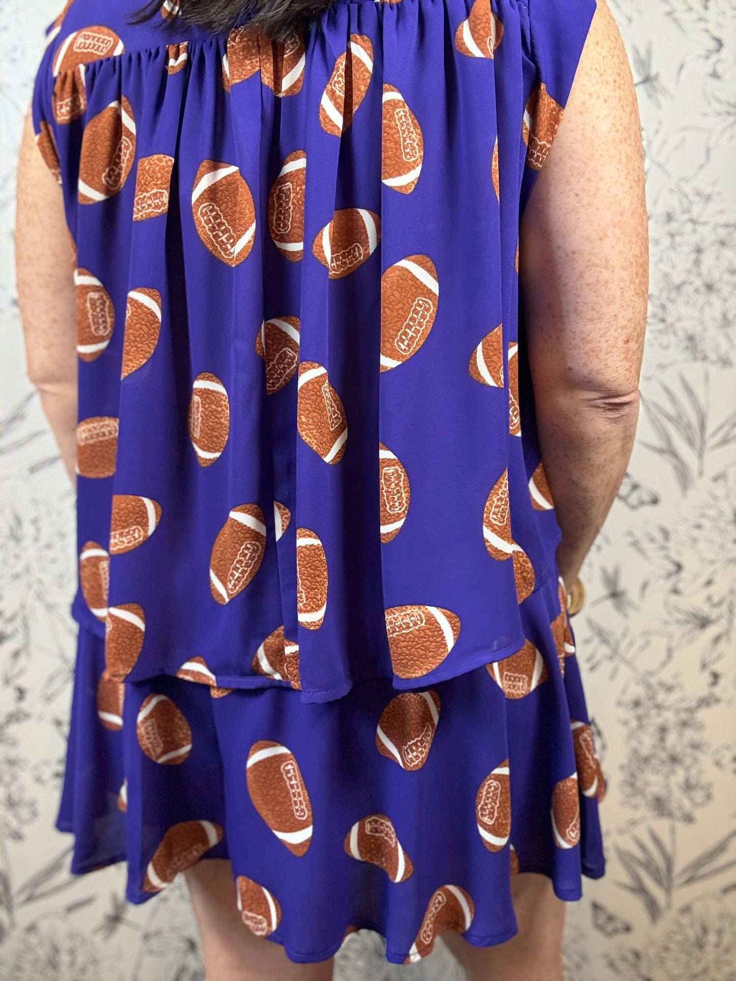 Tailgate Touchdown Blouse - Best & Co. Boutique