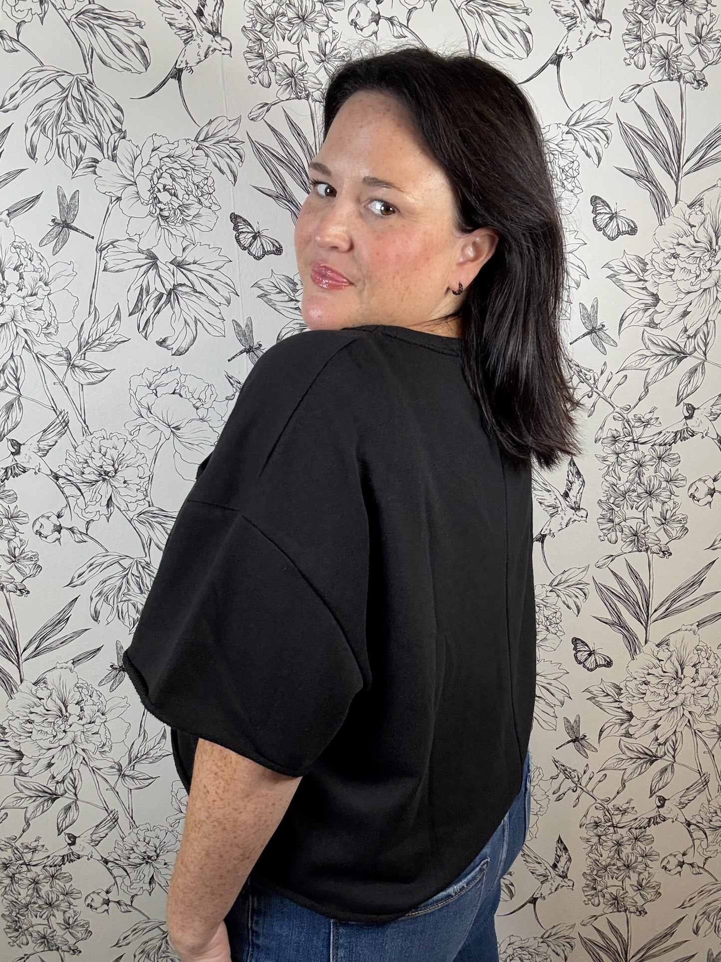 Sideline Staple Tee Black - Best & Co. Boutique