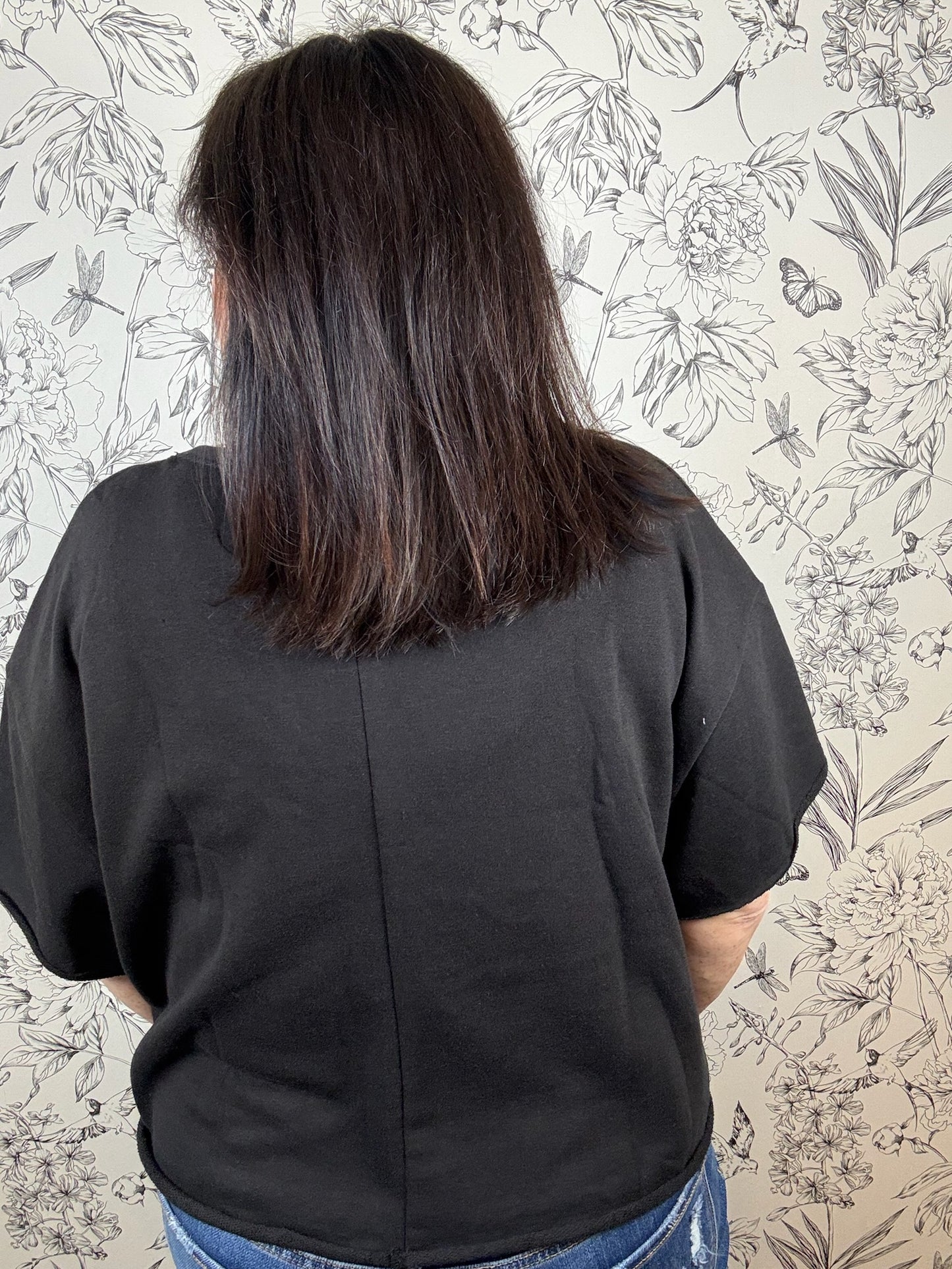 Sideline Staple Tee Black - Best & Co. Boutique