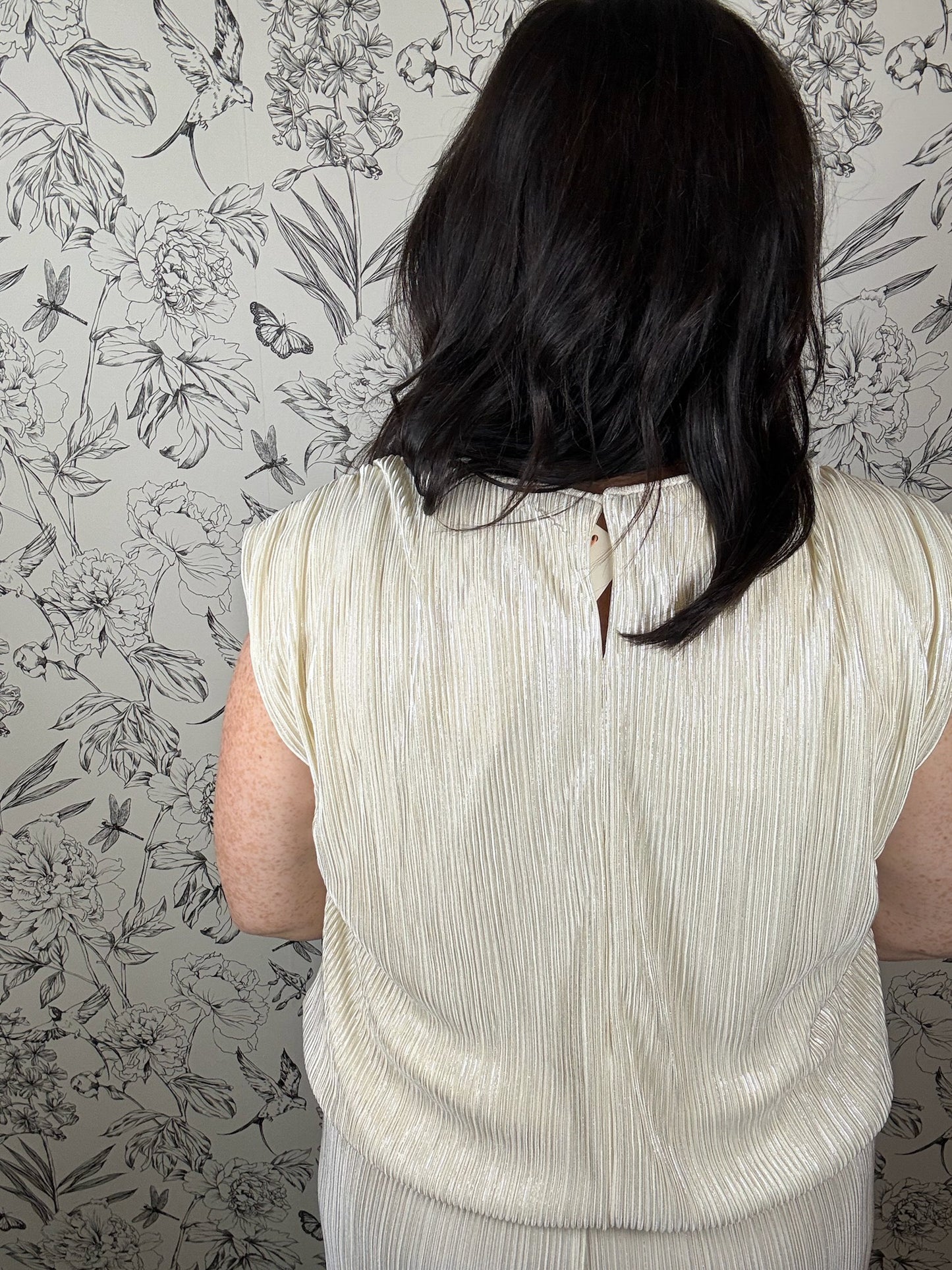 Ivory Hour Bubble Blouse