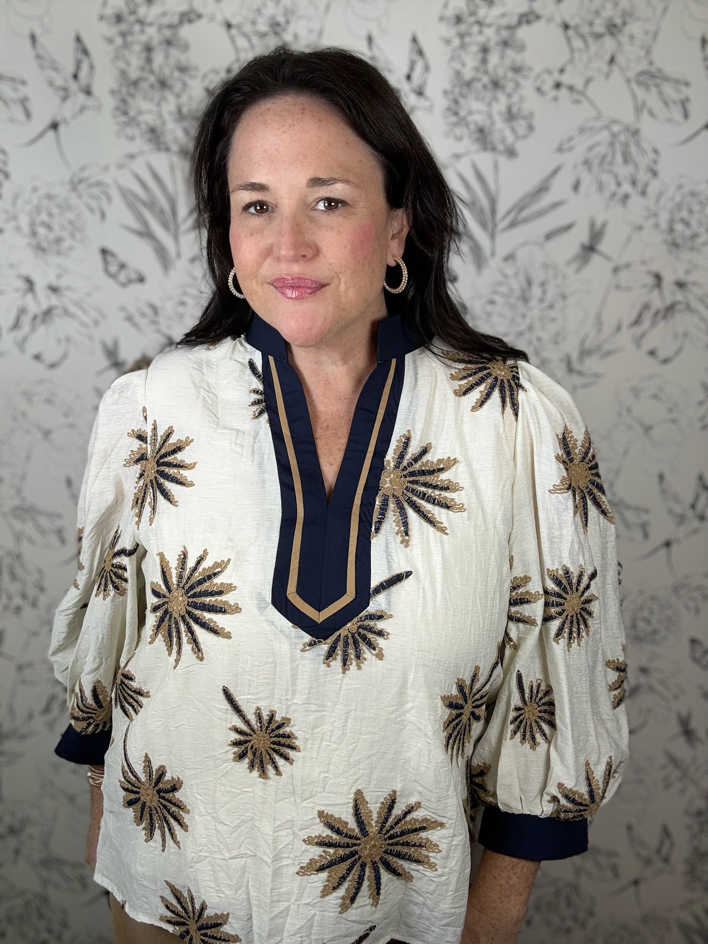 Threaded Skies Blouse