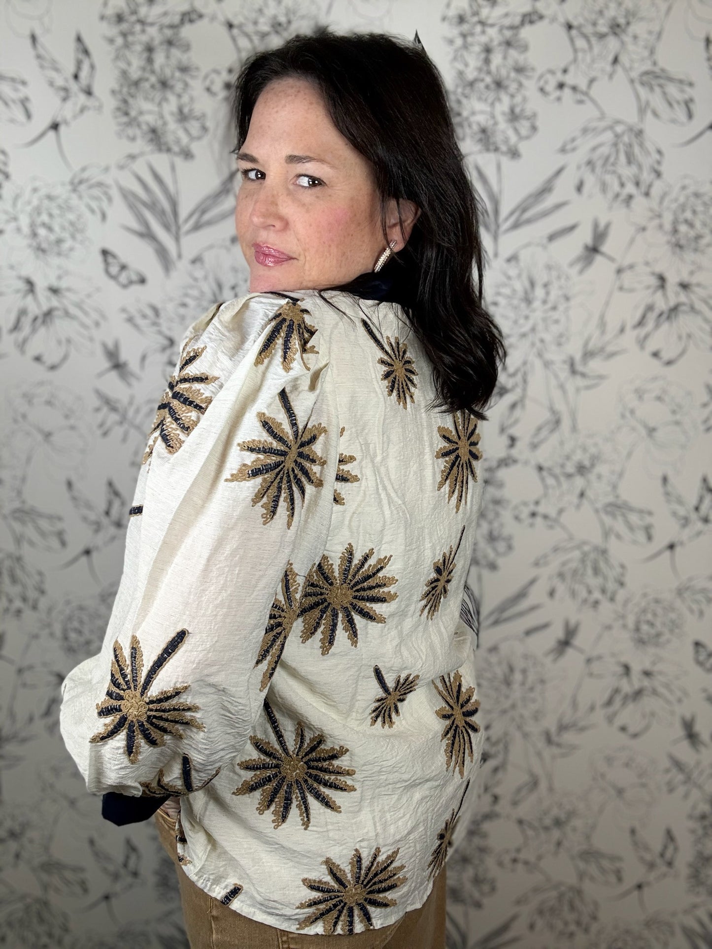 Threaded Skies Blouse