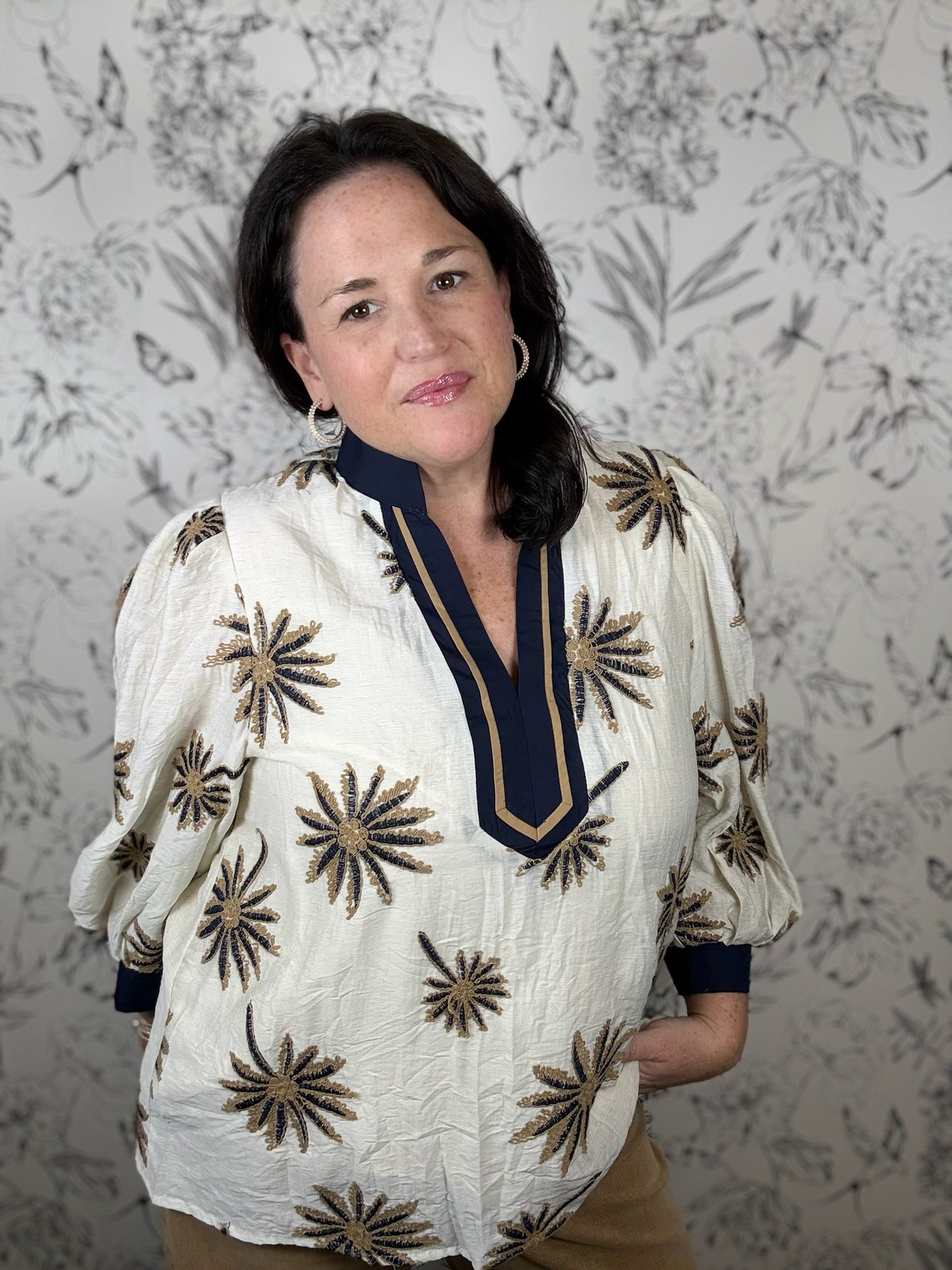 Threaded Skies Blouse