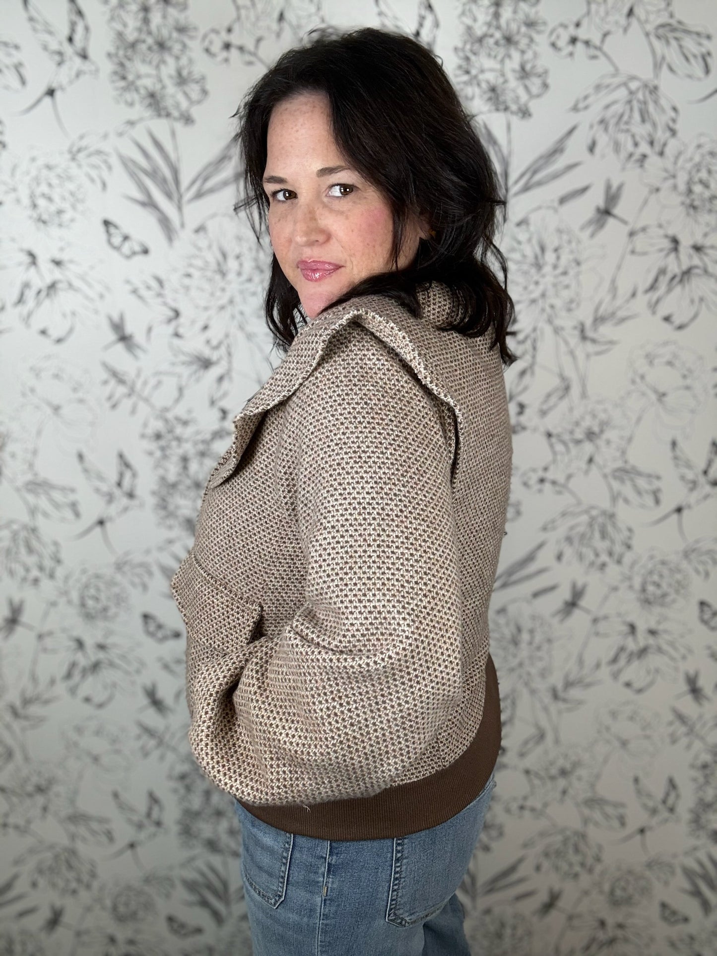 Tweed and True Bomber Jacket