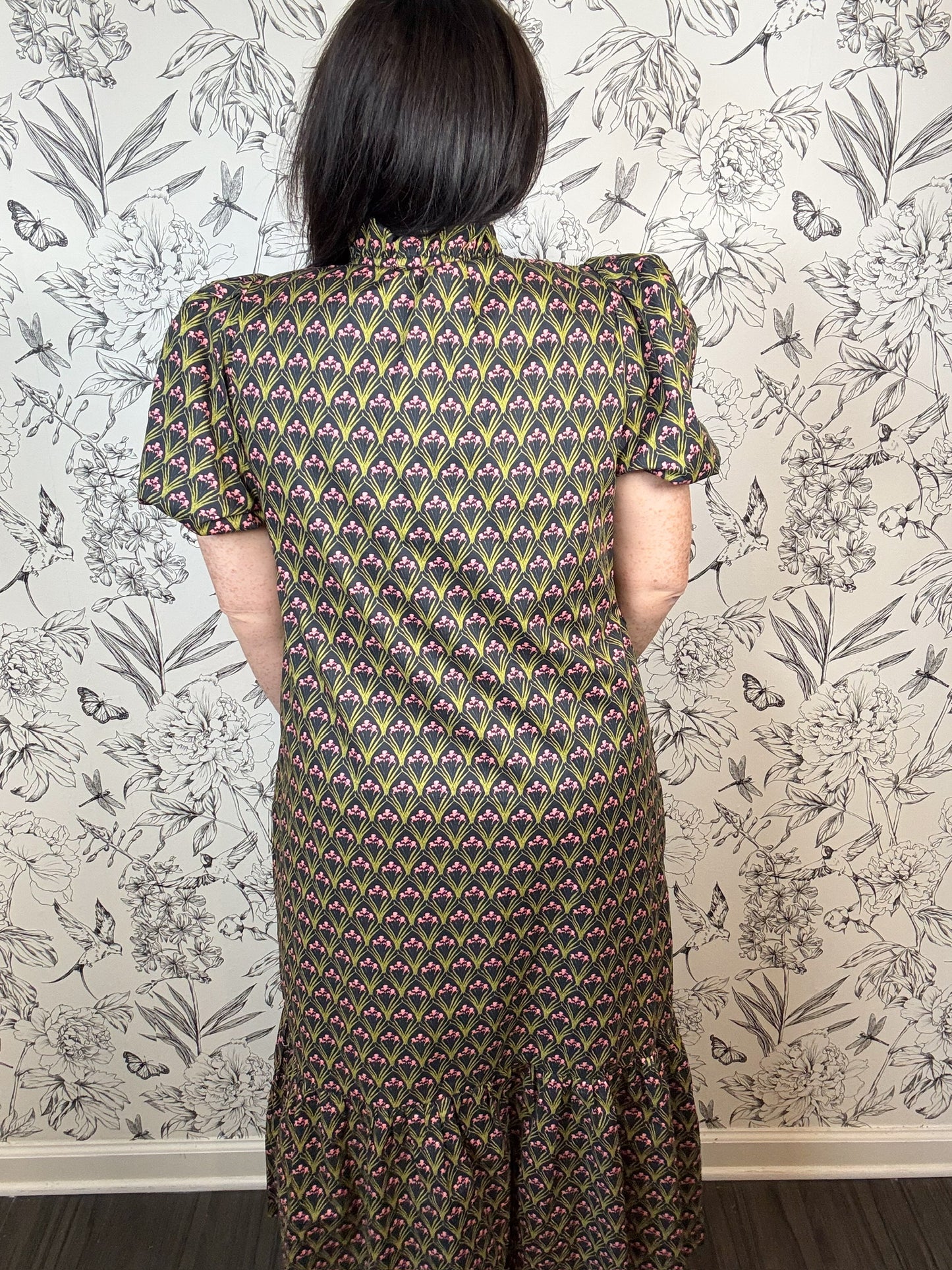 Flounce & Foliage Midi - Best & Co. Boutique