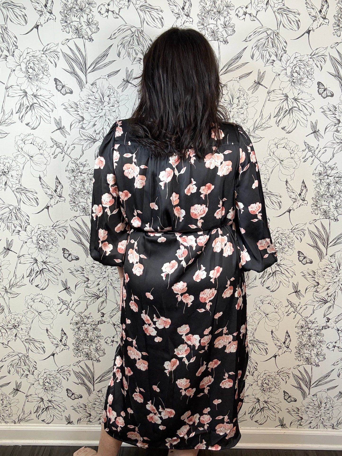 Onyx Bloom Dress - Best & Co. Boutique