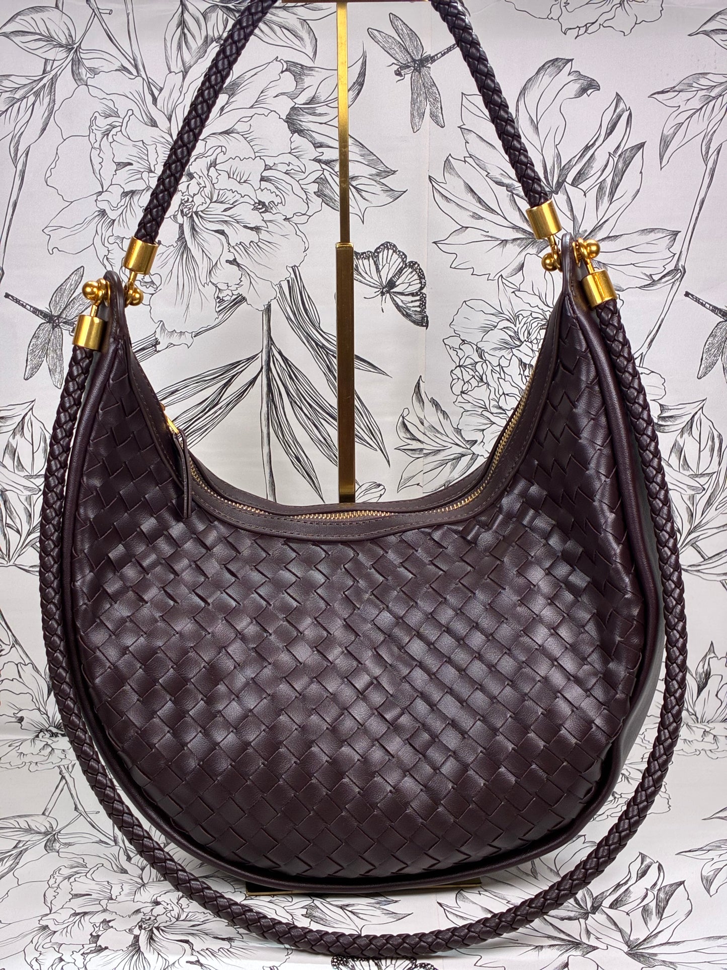 Cressida Woven Chocolate - Best & Co. Boutique