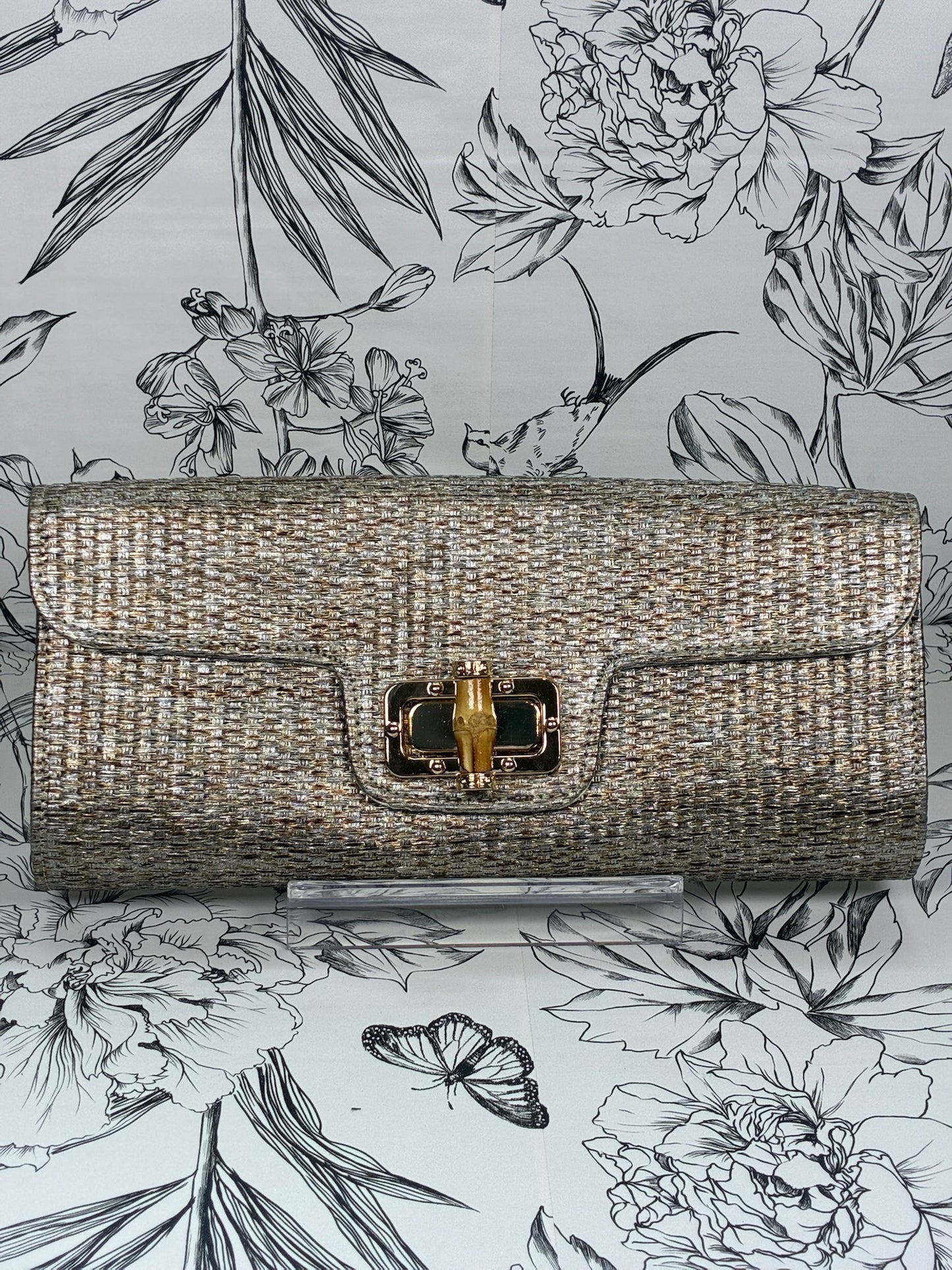 Gold Straw Evening Bag - Best & Co. Boutique