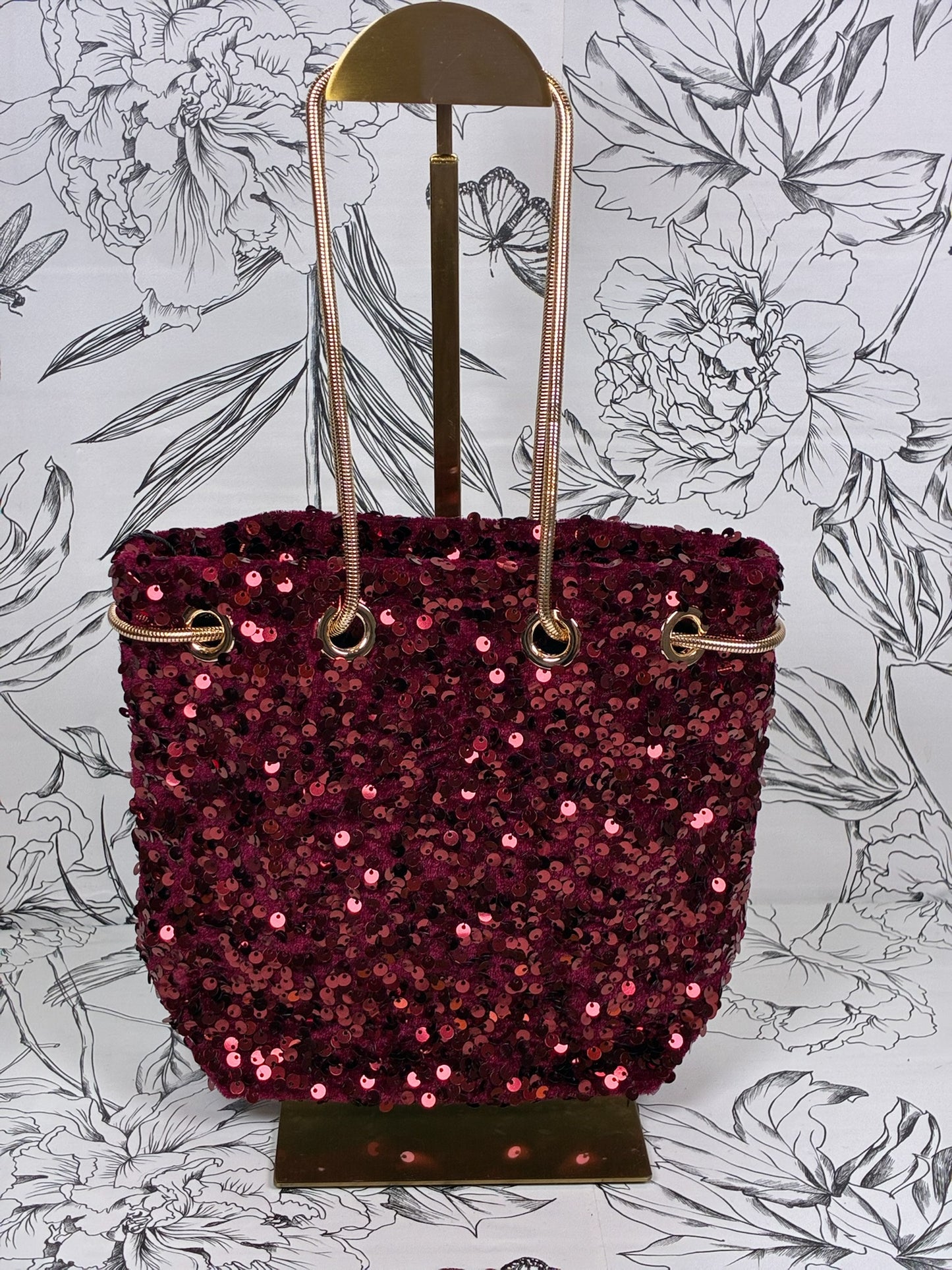 Seraphina Sequins in Ruby - Best & Co. Boutique