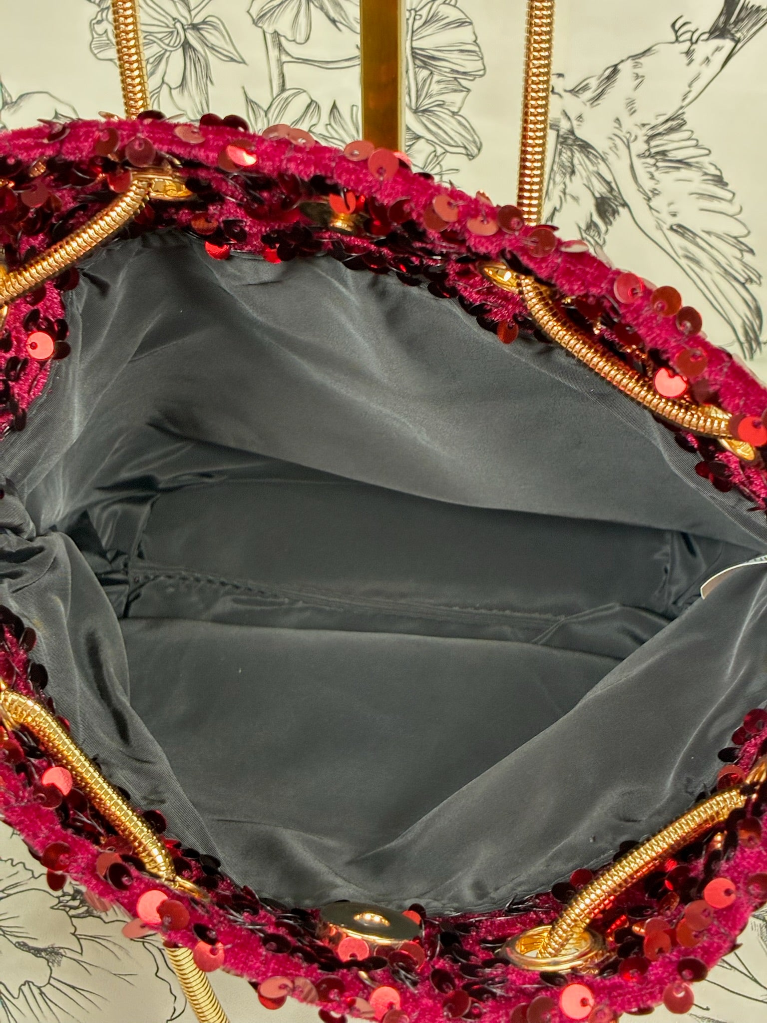 Seraphina Sequins in Ruby - Best & Co. Boutique