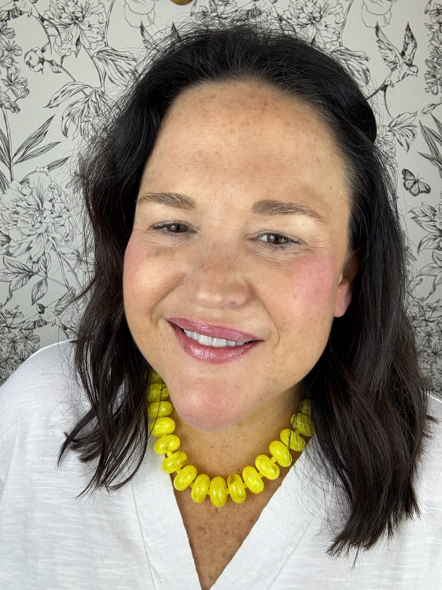 Bailey Chunky Necklace | Yellow