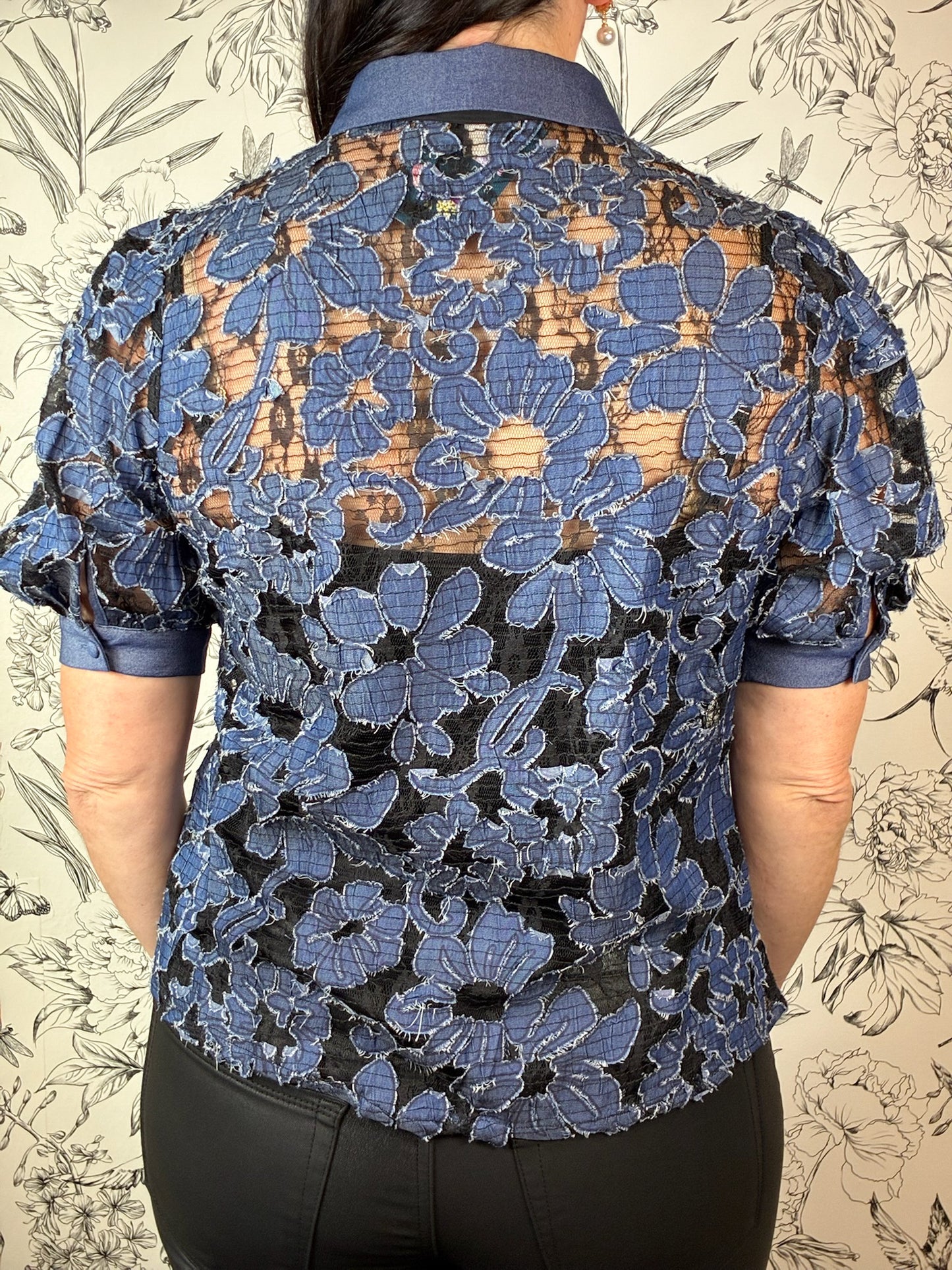 Midnight in Paris Blouse