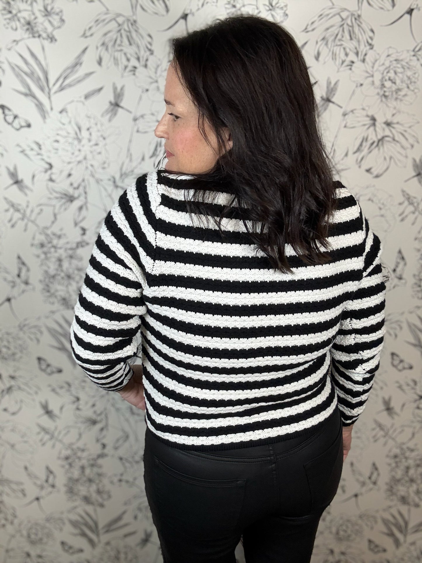 Hannah Striped Cardigan