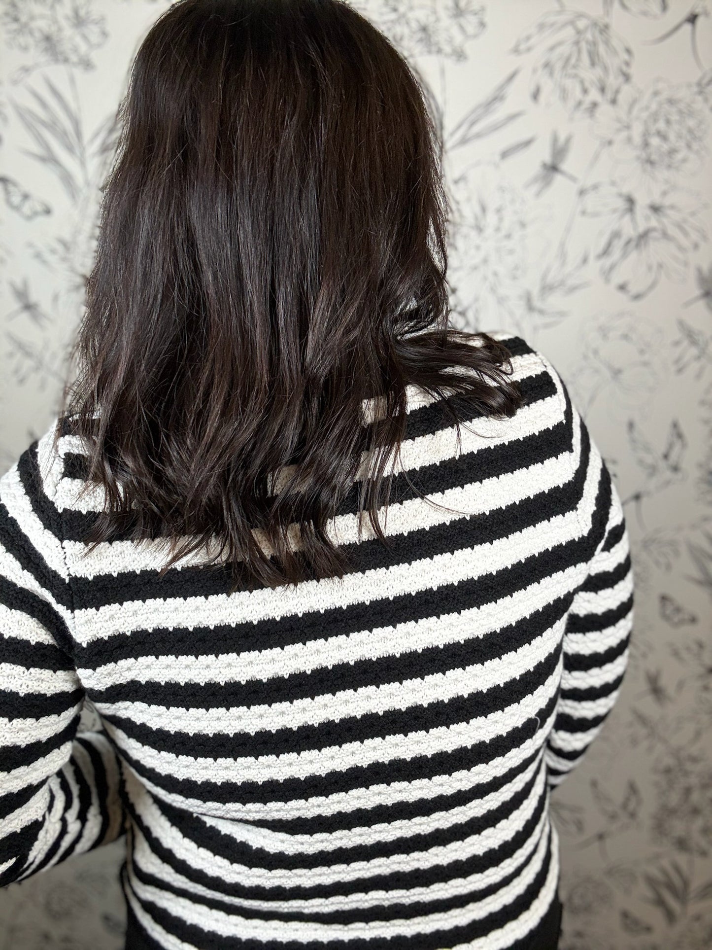 Hannah Striped Cardigan