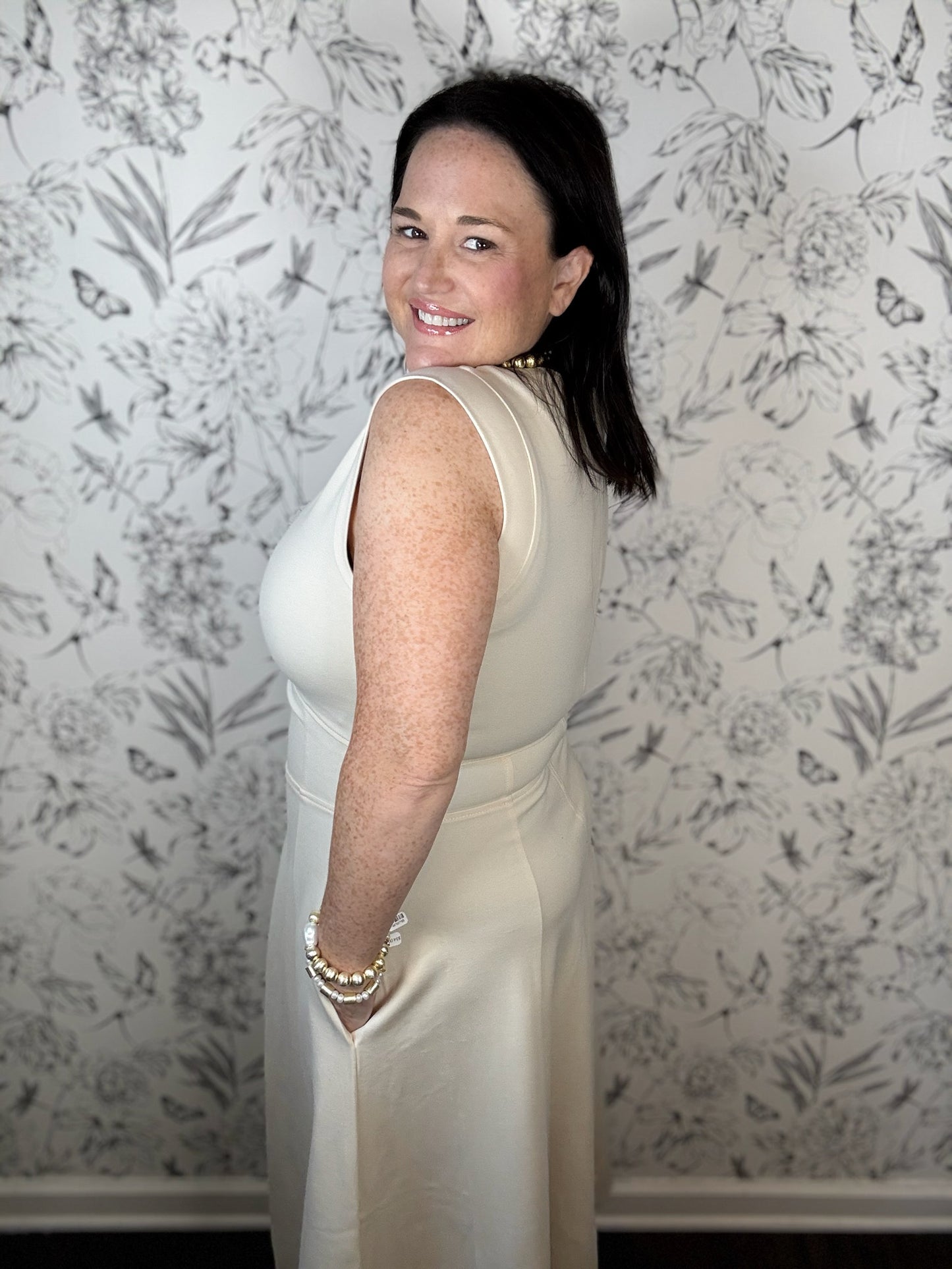 Ivory Ember Midi Dress - Best & Co. Boutique