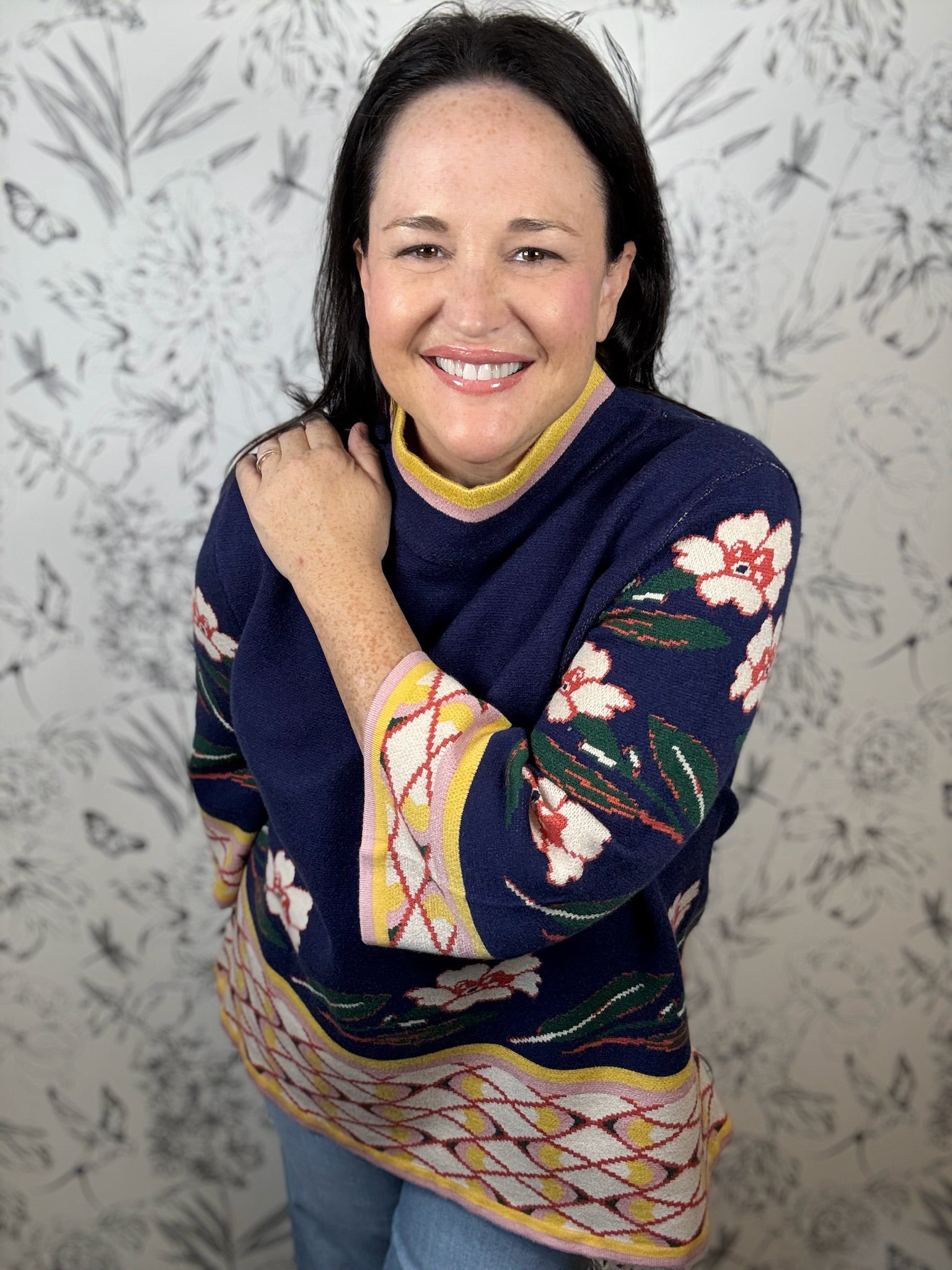 Midnight Flora Mock - Best & Co. Boutique