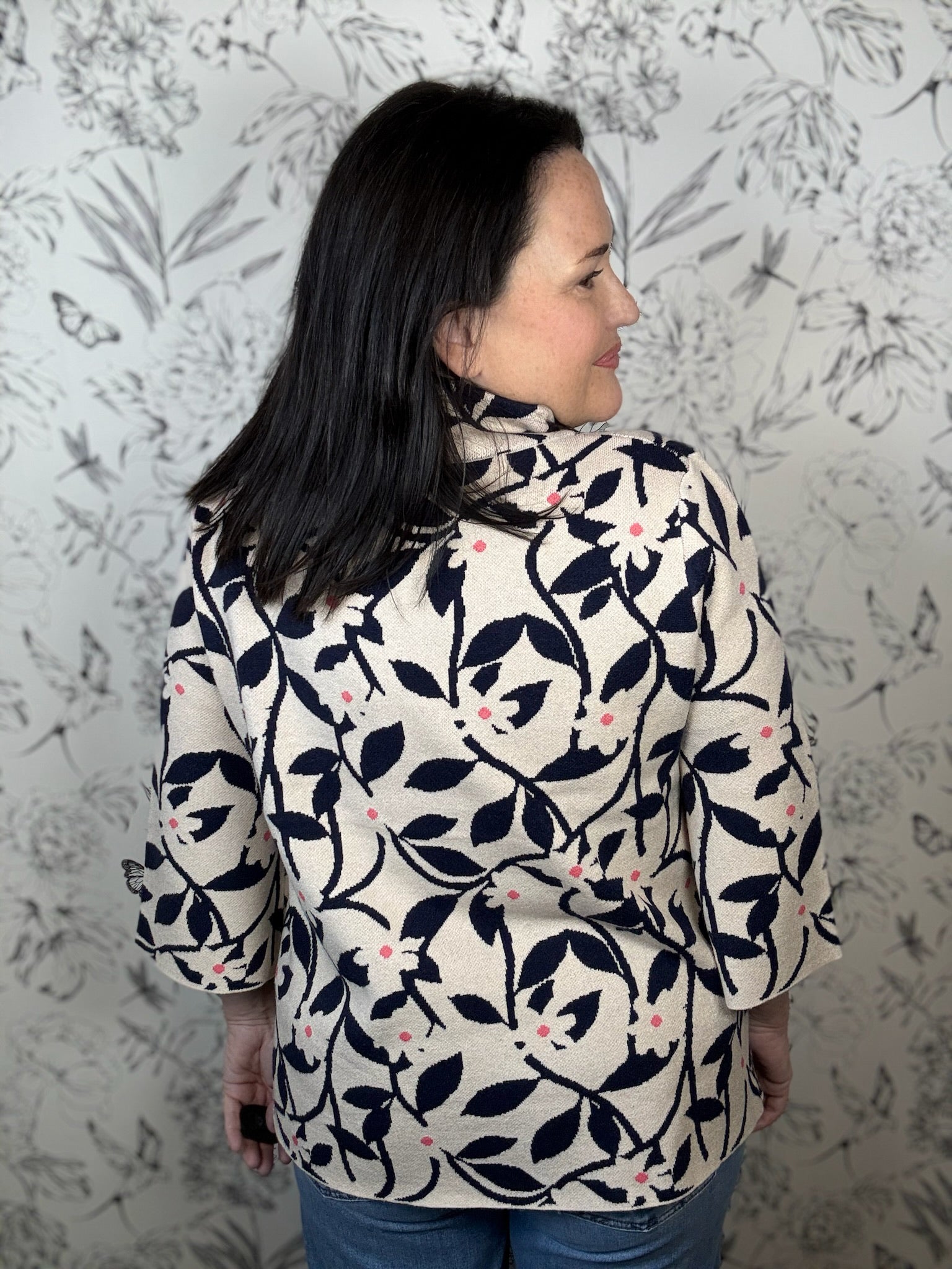 Muted Meadow Mock Neck - Best & Co. Boutique