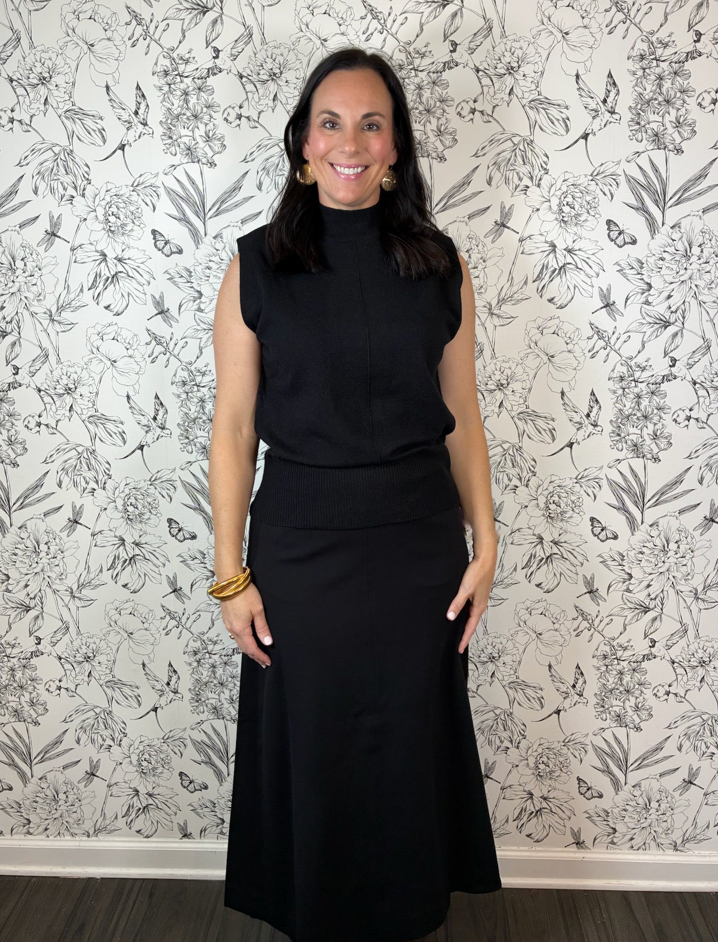 Timeless Elegance Midi Flare Skirt - Best & Co. Boutique
