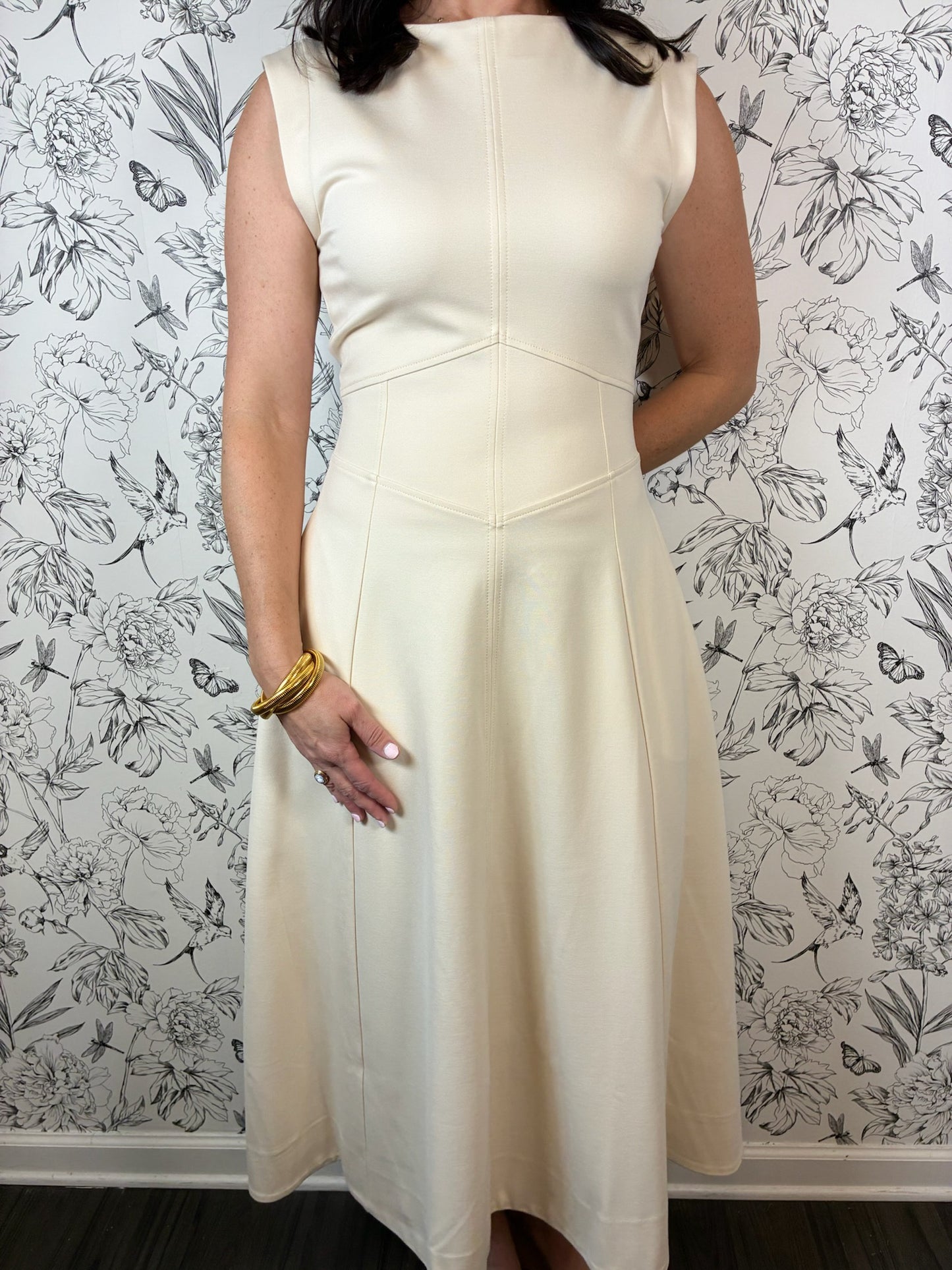 Ivory Ember Midi Dress - Best & Co. Boutique