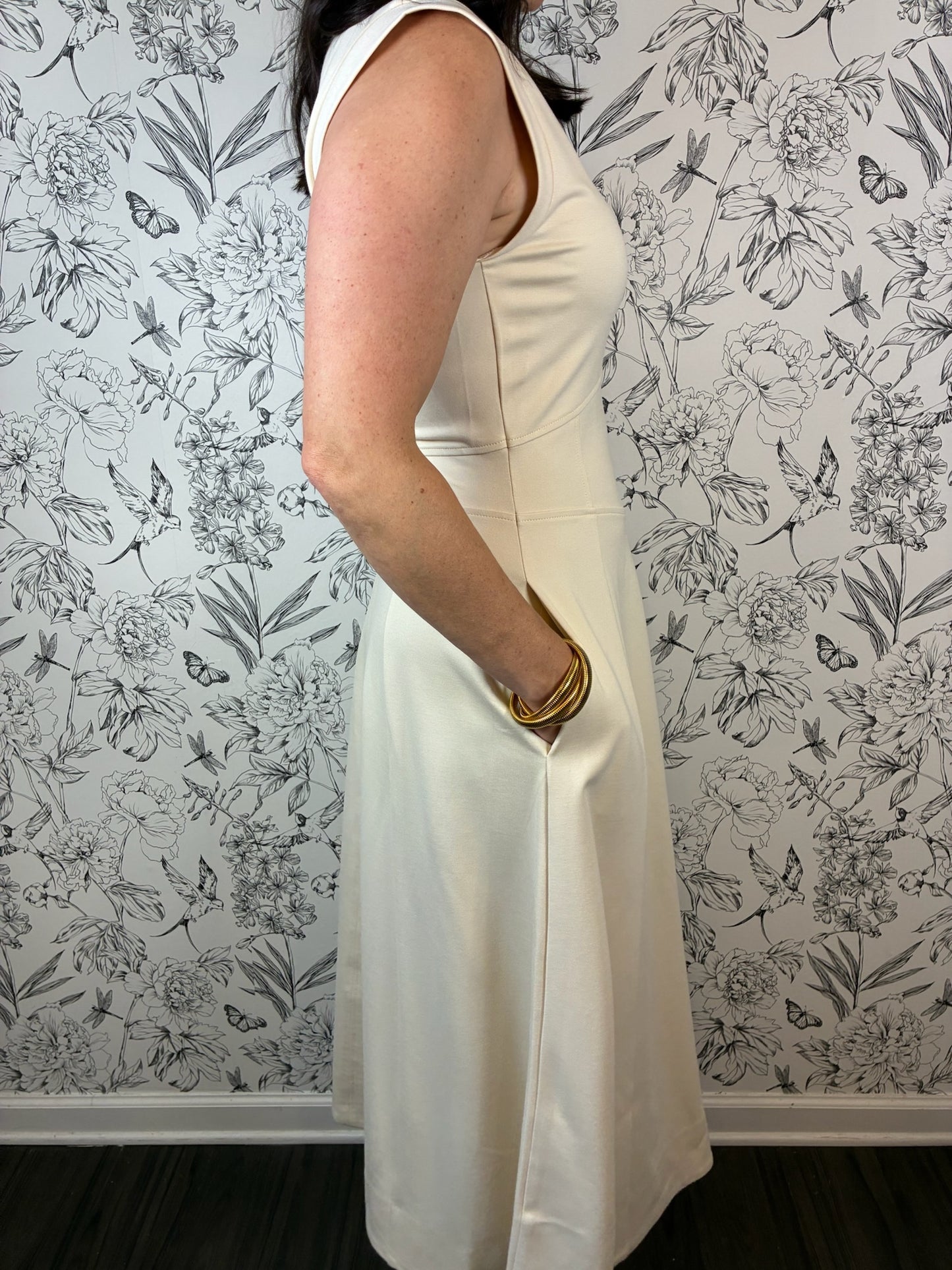 Ivory Ember Midi Dress - Best & Co. Boutique